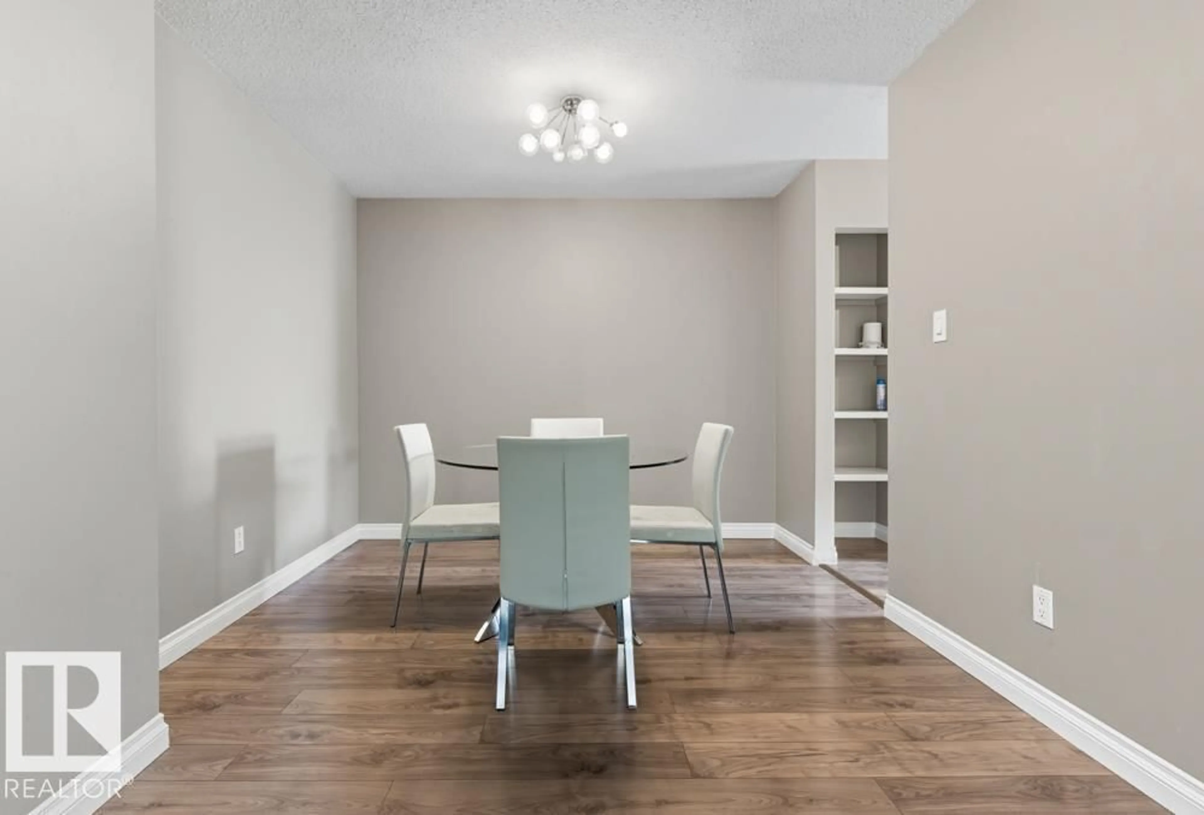 Dining room, wood/laminate floor for 849 ERIN PL, Edmonton Alberta T5T1M6