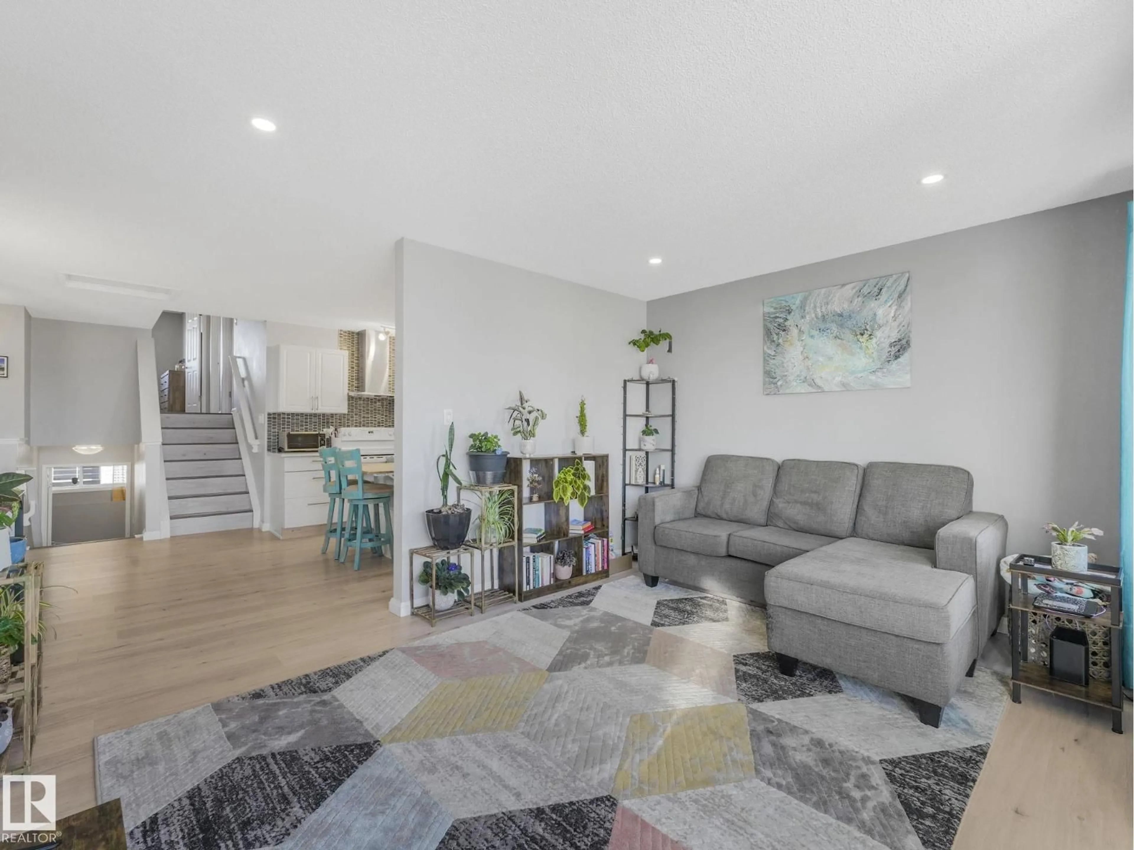 Living room with furniture, unknown for 5620 162A AV, Edmonton Alberta T5Y2V8