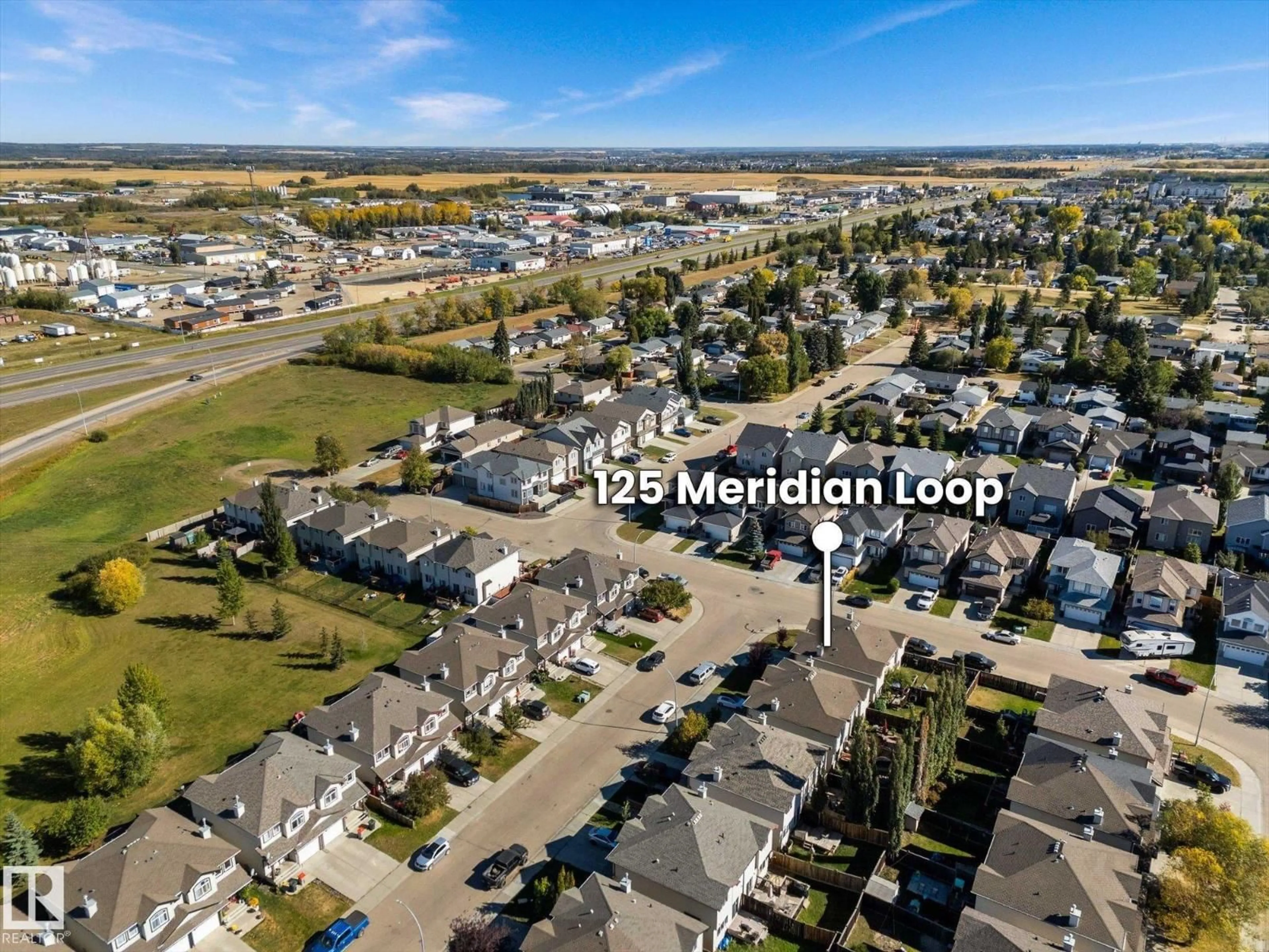 A pic from outside/outdoor area/front of a property/back of a property/a pic from drone, mountain view for 125 MERIDIAN LO, Stony Plain Alberta T7Z0B7