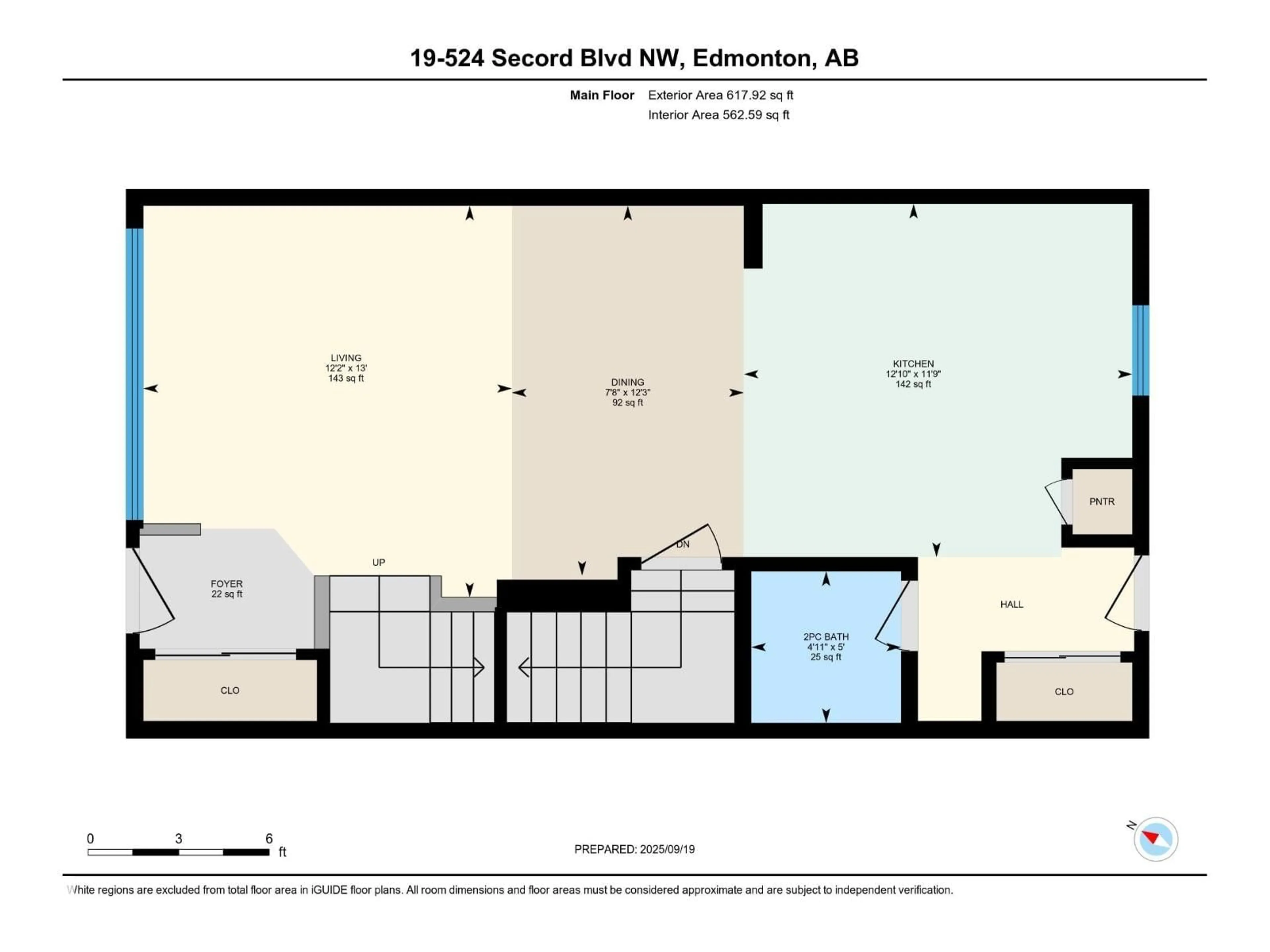Floor plan for 525 - 19 SECORD BOULEVARD, Edmonton Alberta T5T7V3