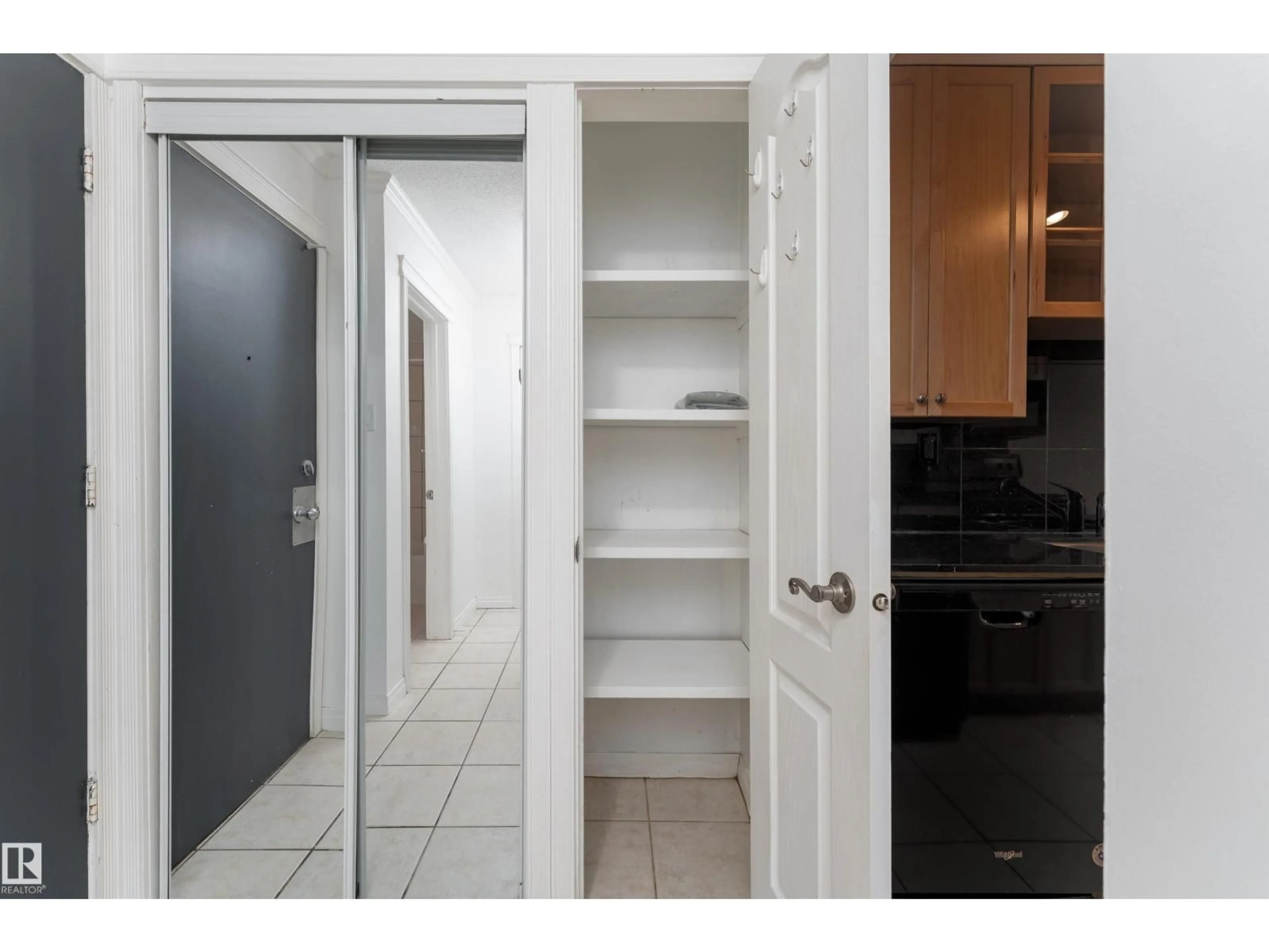Storage room or clothes room or walk-in closet for #101 - 9925 83 AV, Edmonton Alberta T6E2B9