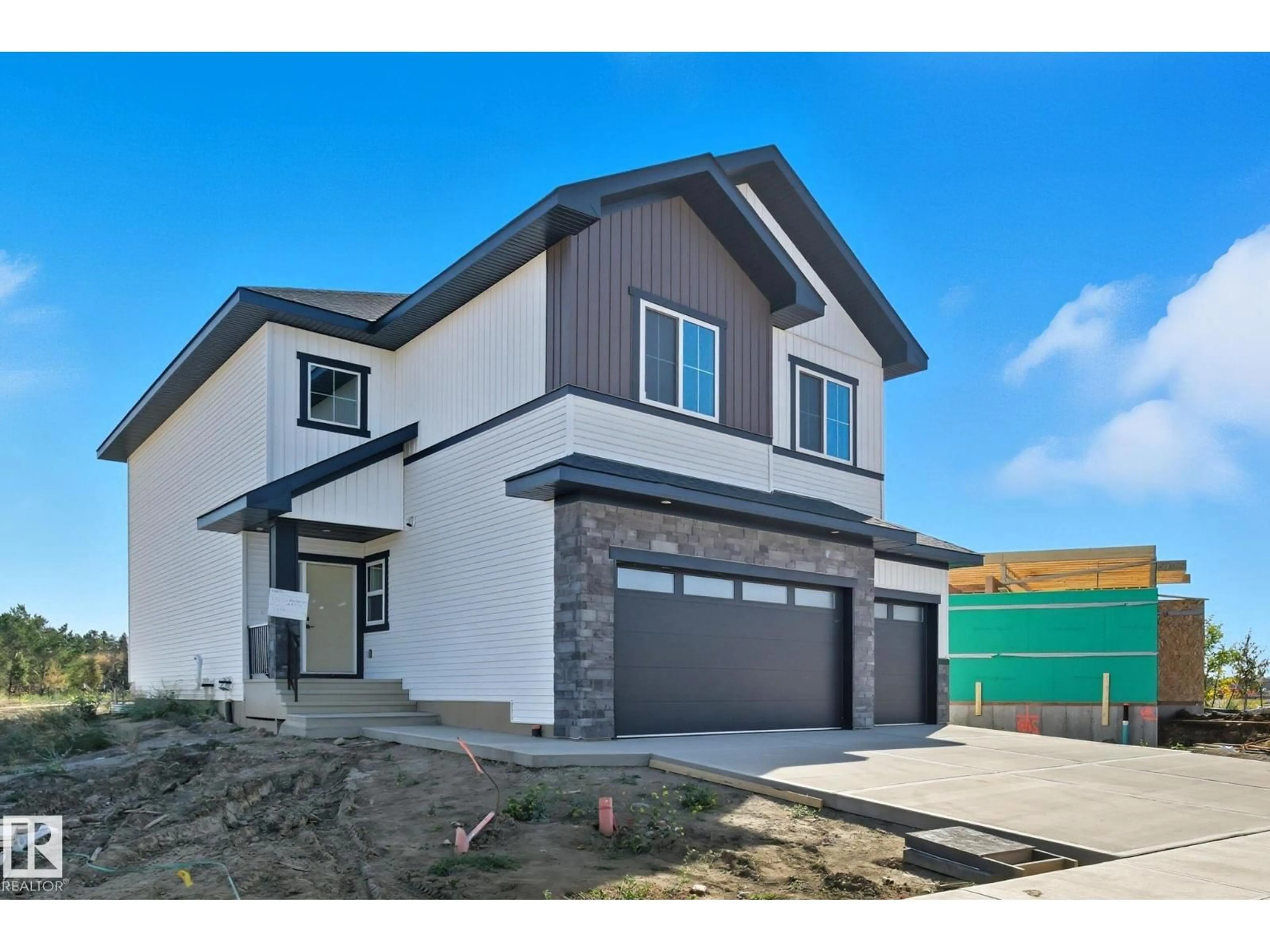 Home with brick exterior material, street for 3325 CHERNOWSKI WY, Edmonton Alberta T6W5H2