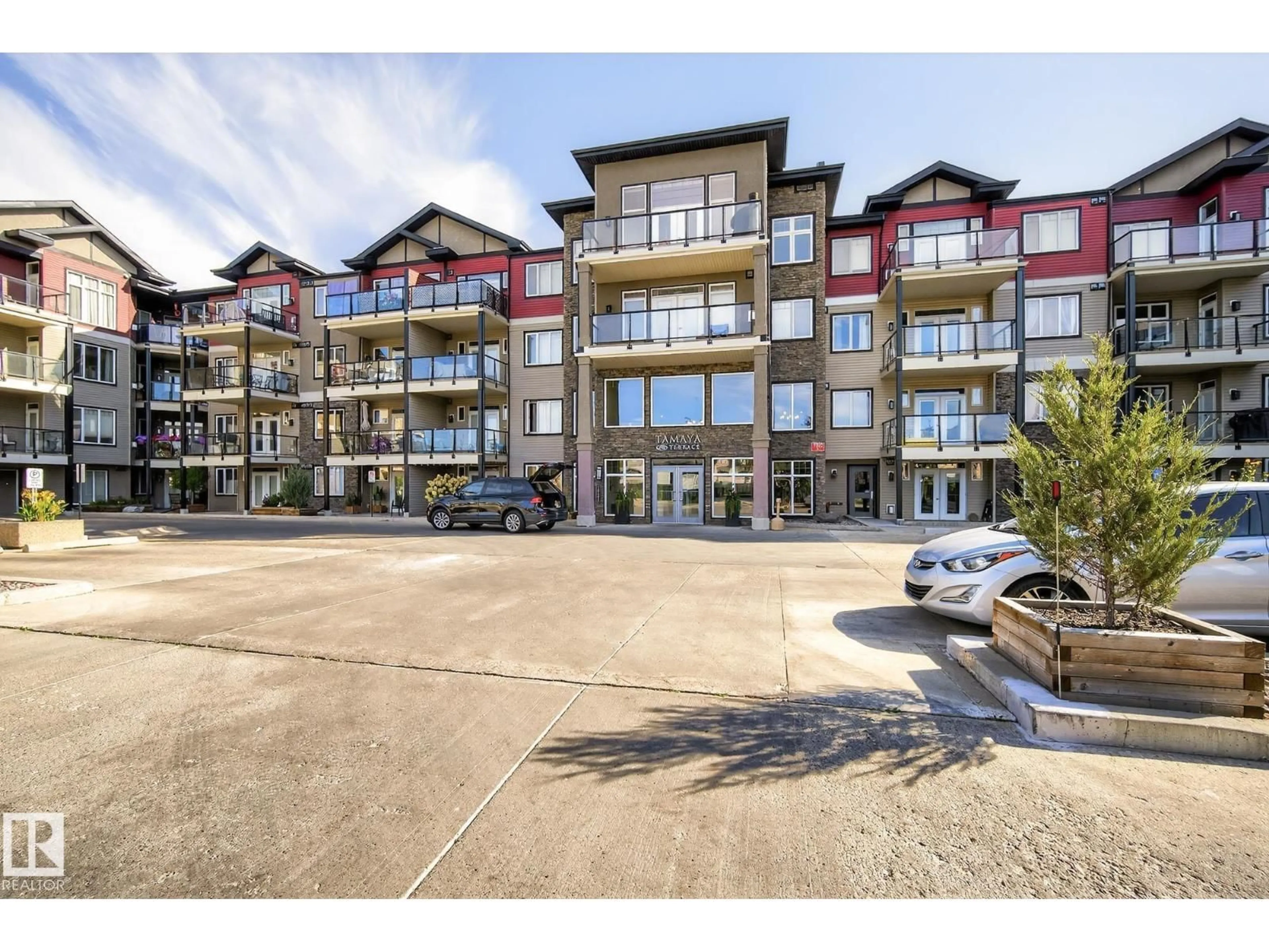 A pic from outside/outdoor area/front of a property/back of a property/a pic from drone, unknown for #407 - 12408 15 AV SW, Edmonton Alberta T6W1X2