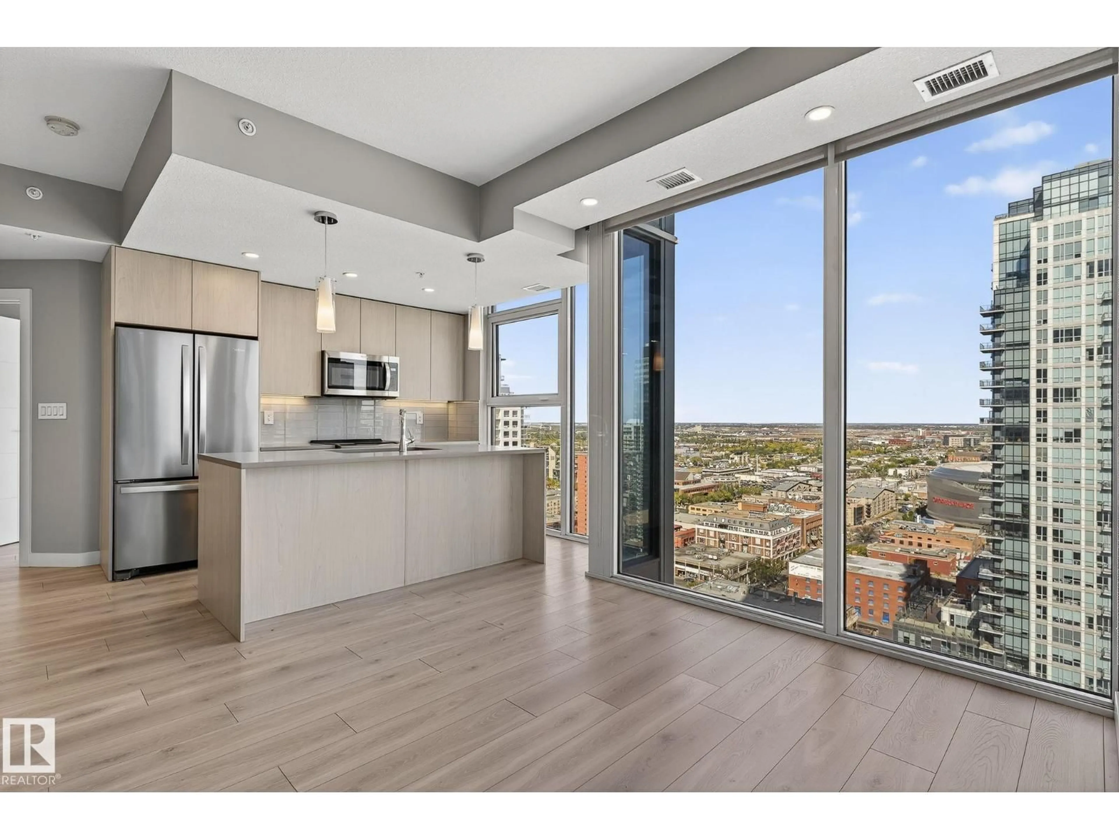 Open concept kitchen, unknown for 3103 - 10180 103 ST NW, Edmonton Alberta T5J0L1