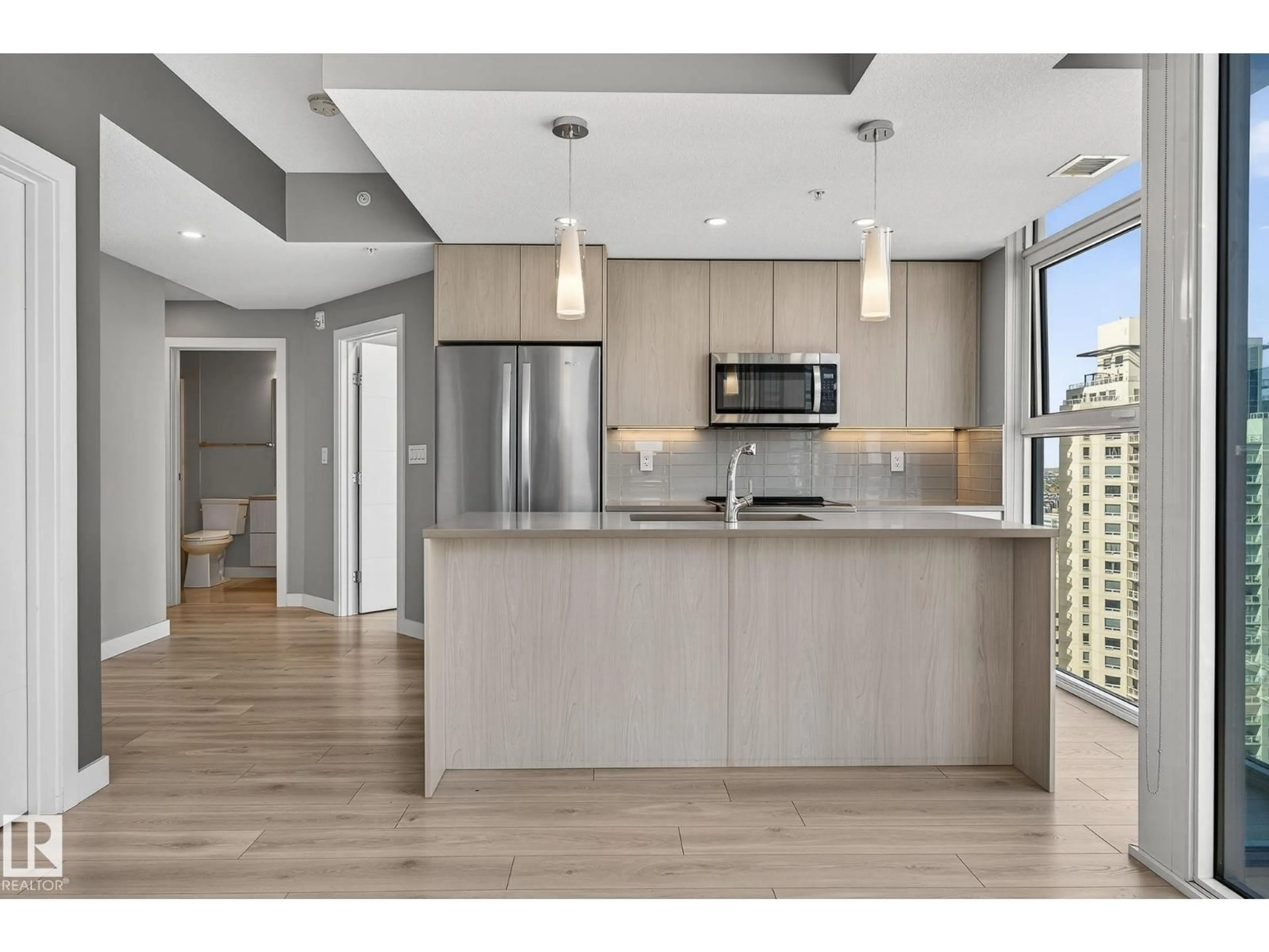 Open concept kitchen, unknown for 3103 - 10180 103 ST NW, Edmonton Alberta T5J0L1