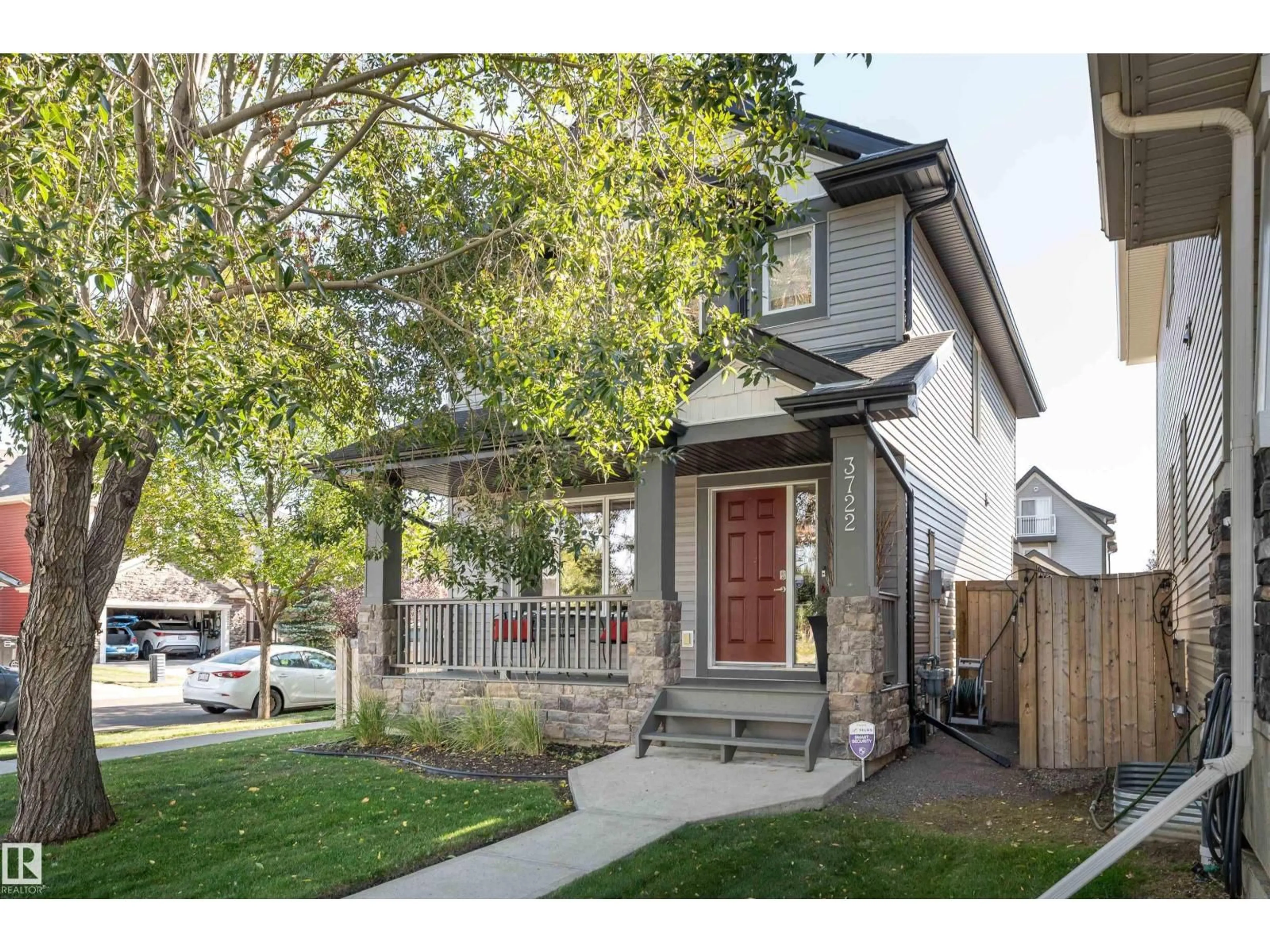 Home with vinyl exterior material, street for SW - 3722 ALEXANDER CR, Edmonton Alberta T6W0W7