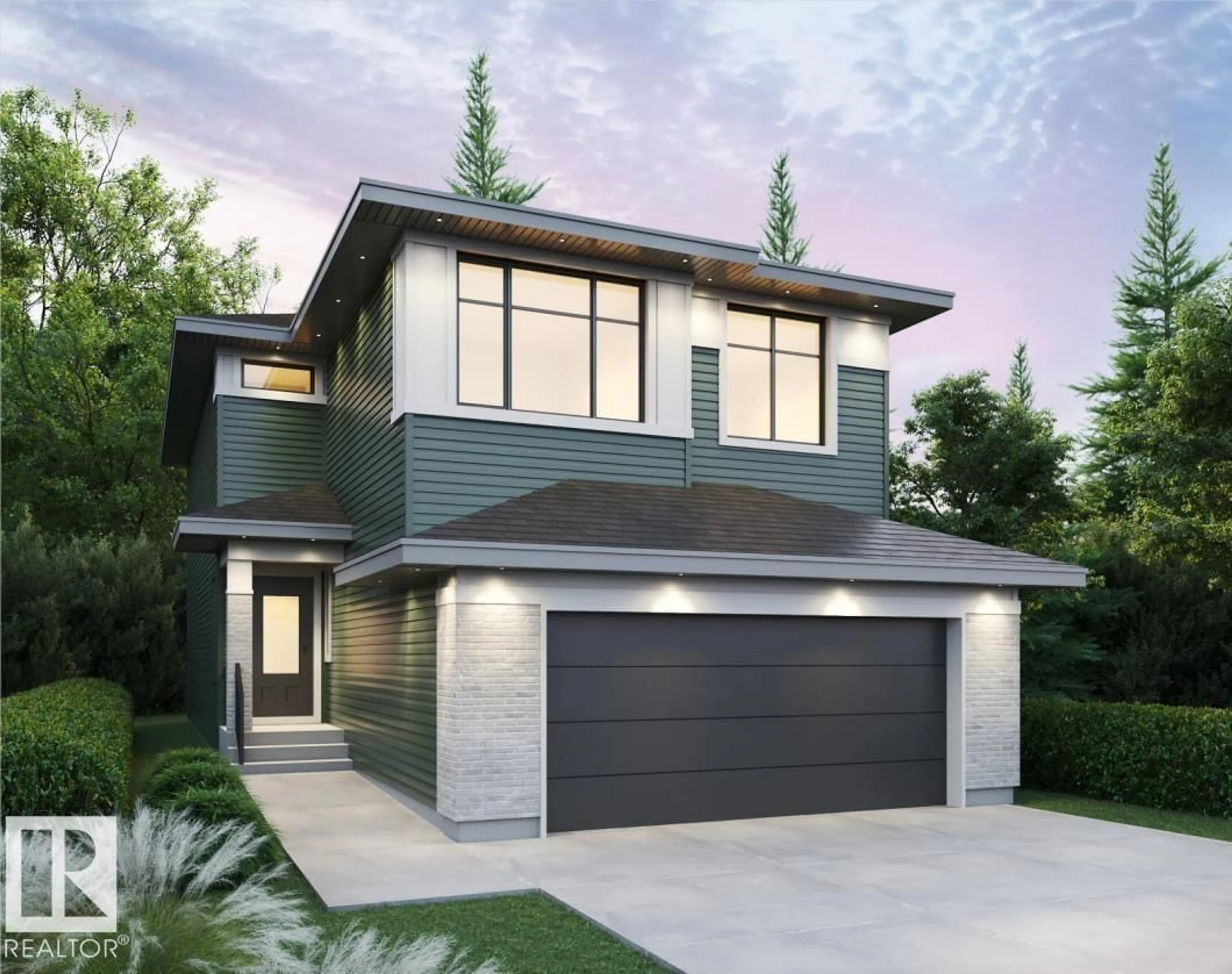 Home with brick exterior material, street for NW - 7181 177A AVE, Edmonton Alberta T5Z0T8