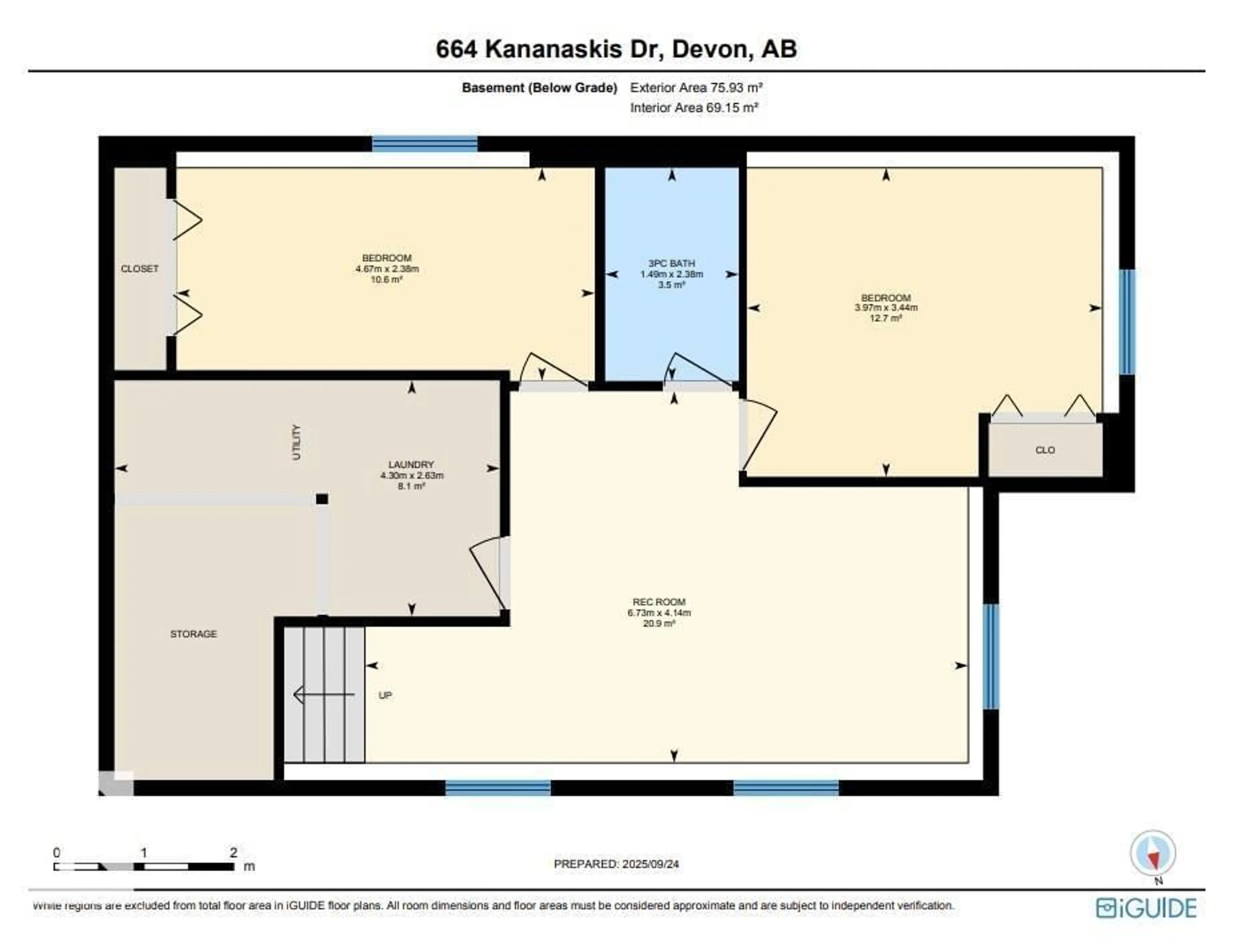 Floor plan for 664 KANANASKIS DR, Devon Alberta T9G2G8