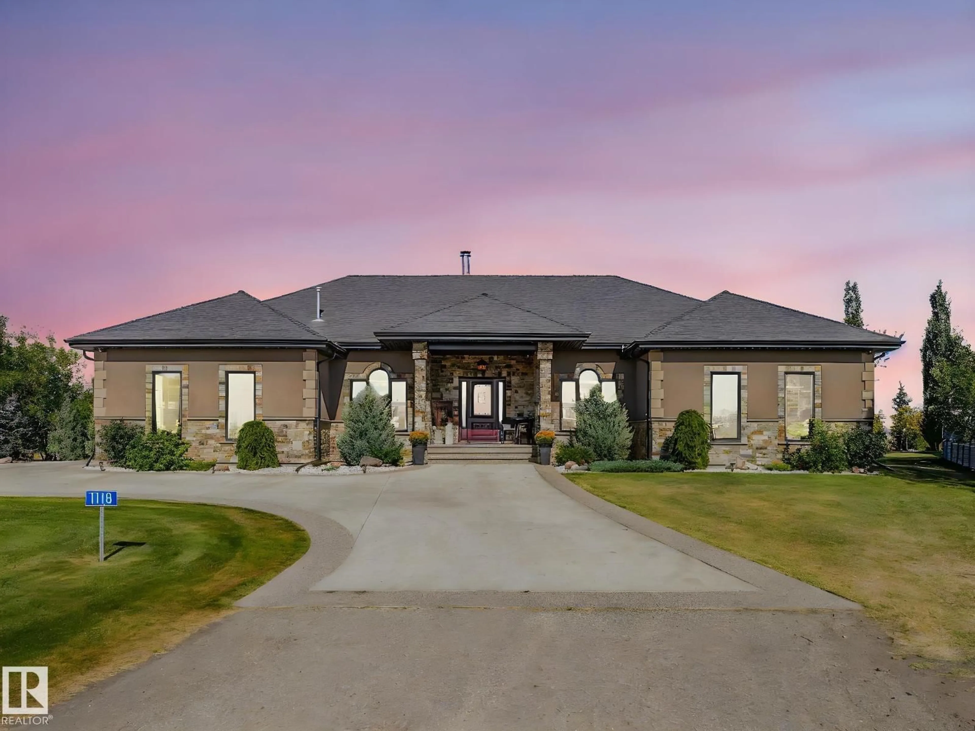 Home with brick exterior material, building for 1110 RGE ROAD 245, Rural Leduc County Alberta T4X0P5