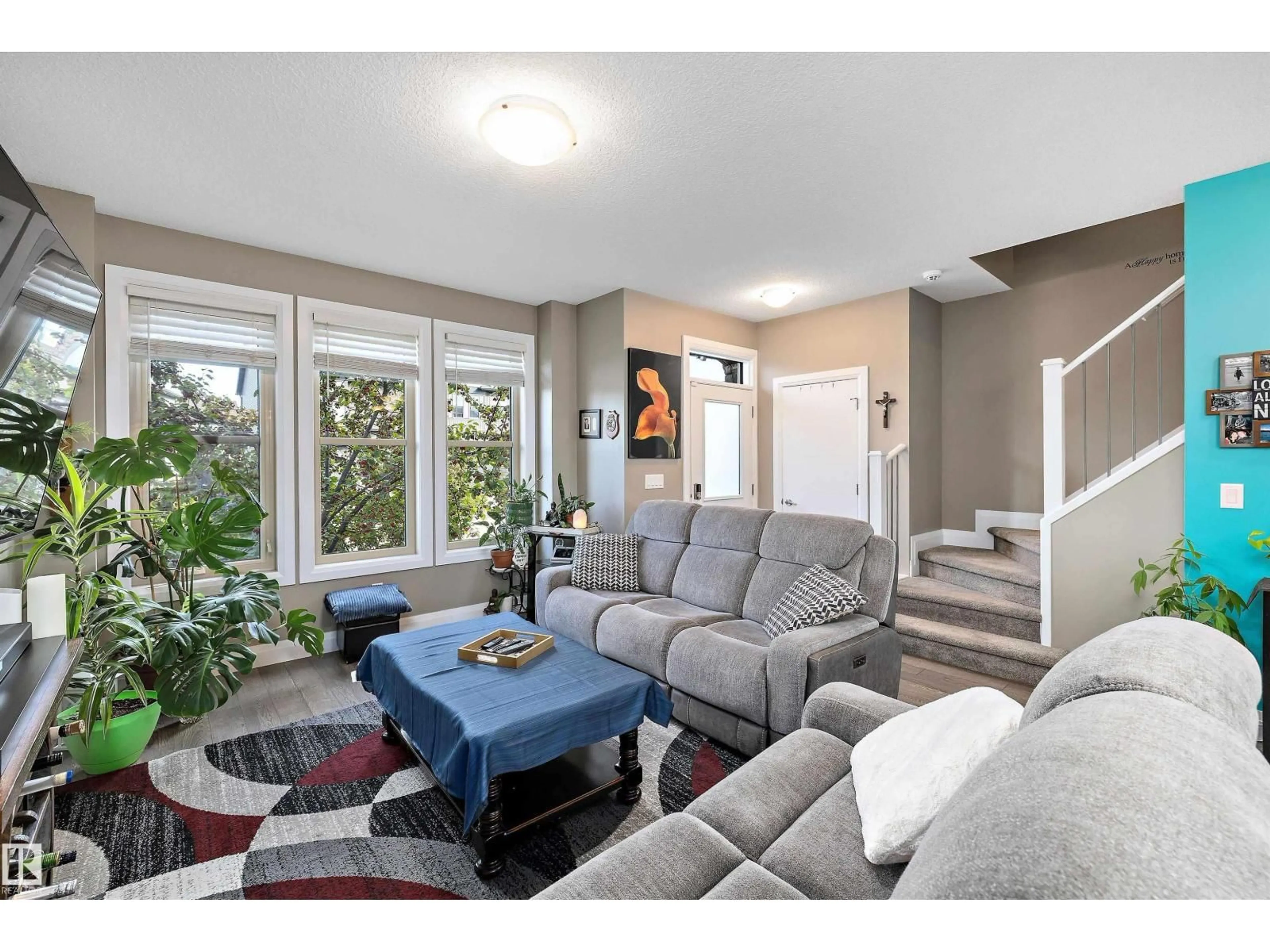 Living room with furniture, unknown for 135 GILMORE WY, Spruce Grove Alberta T7X0M5