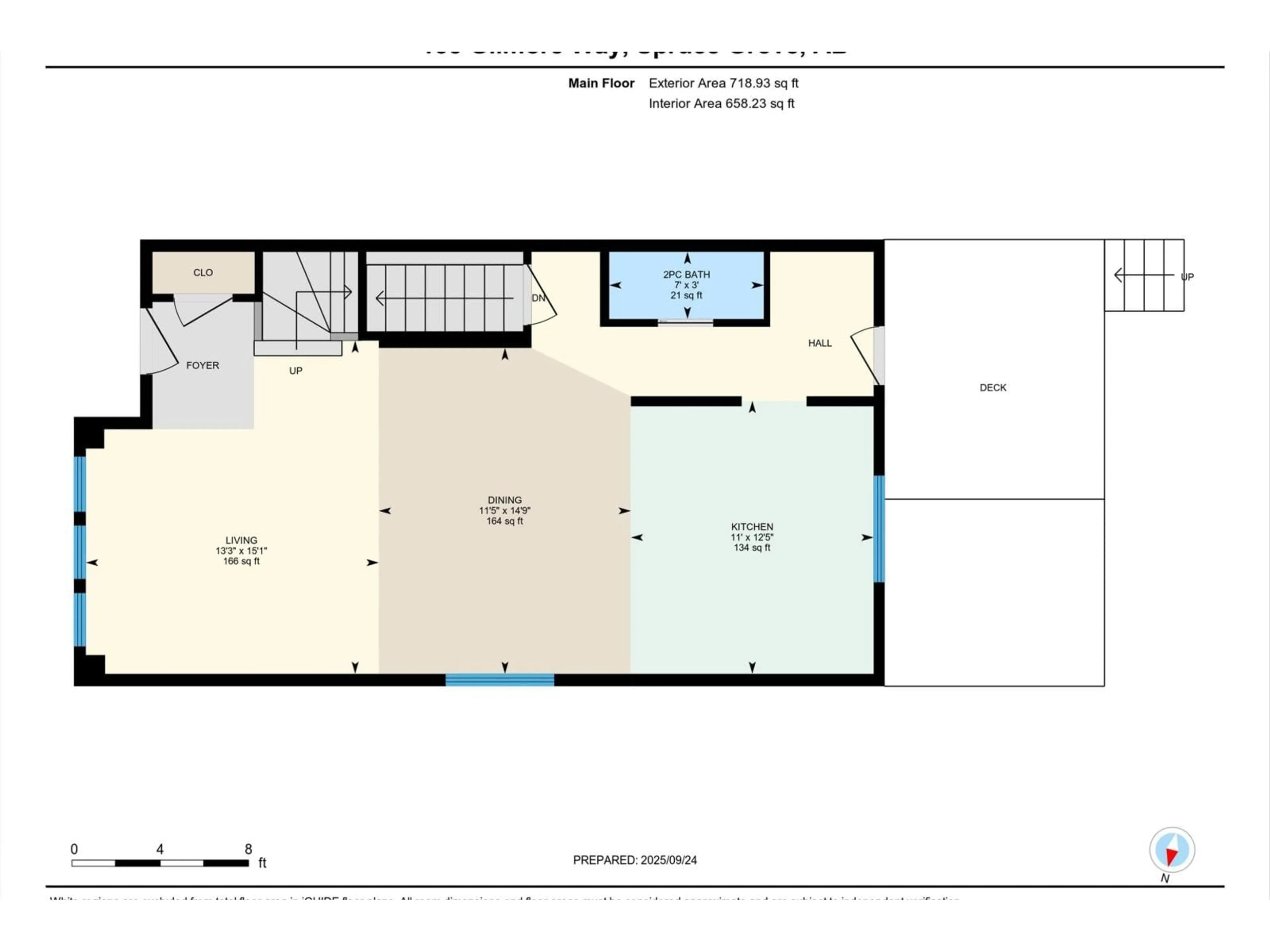 Floor plan for 135 GILMORE WY, Spruce Grove Alberta T7X0M5