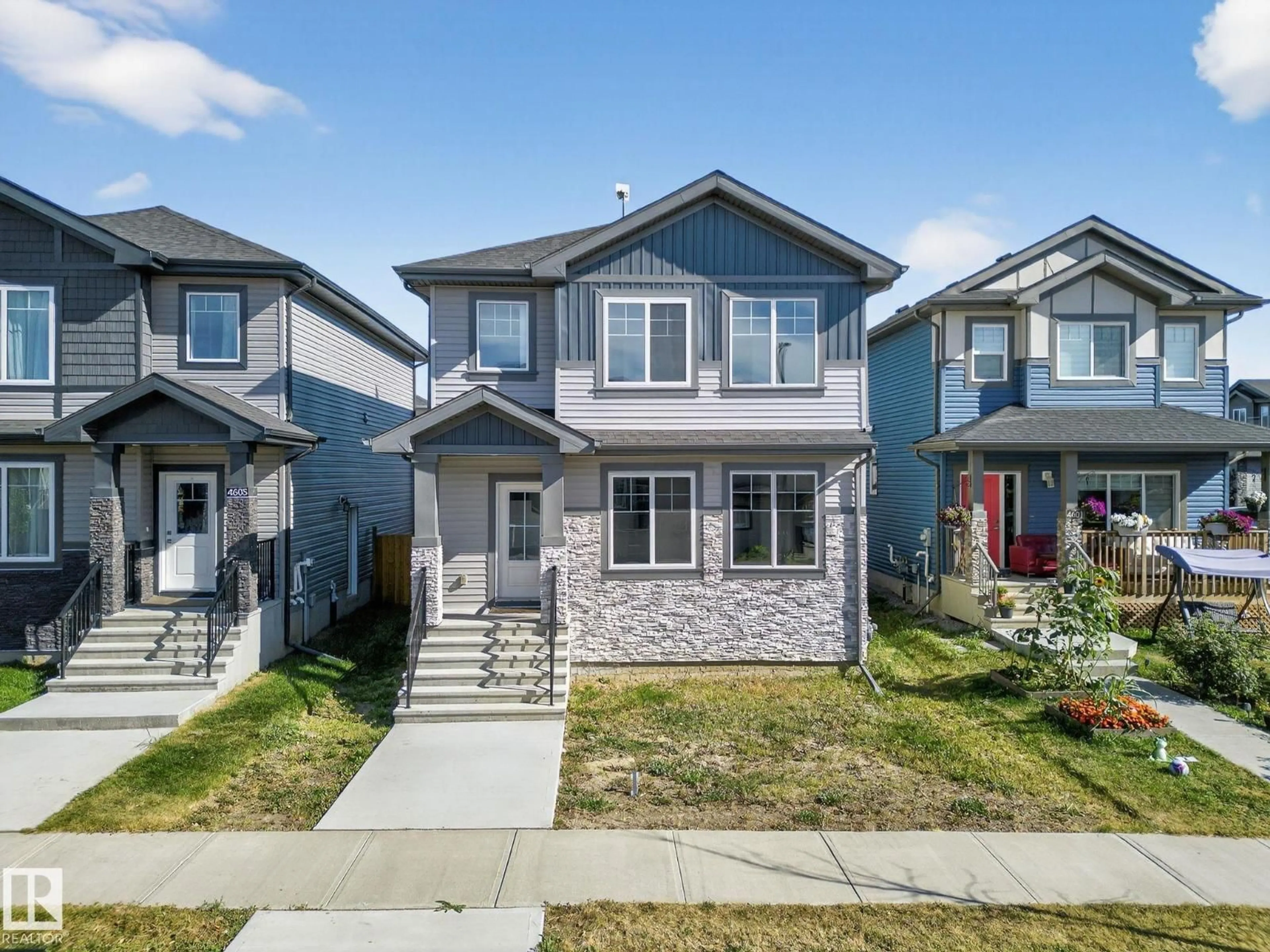 Home with vinyl exterior material, street for 4603 36 ST, Beaumont Alberta T4X2W3
