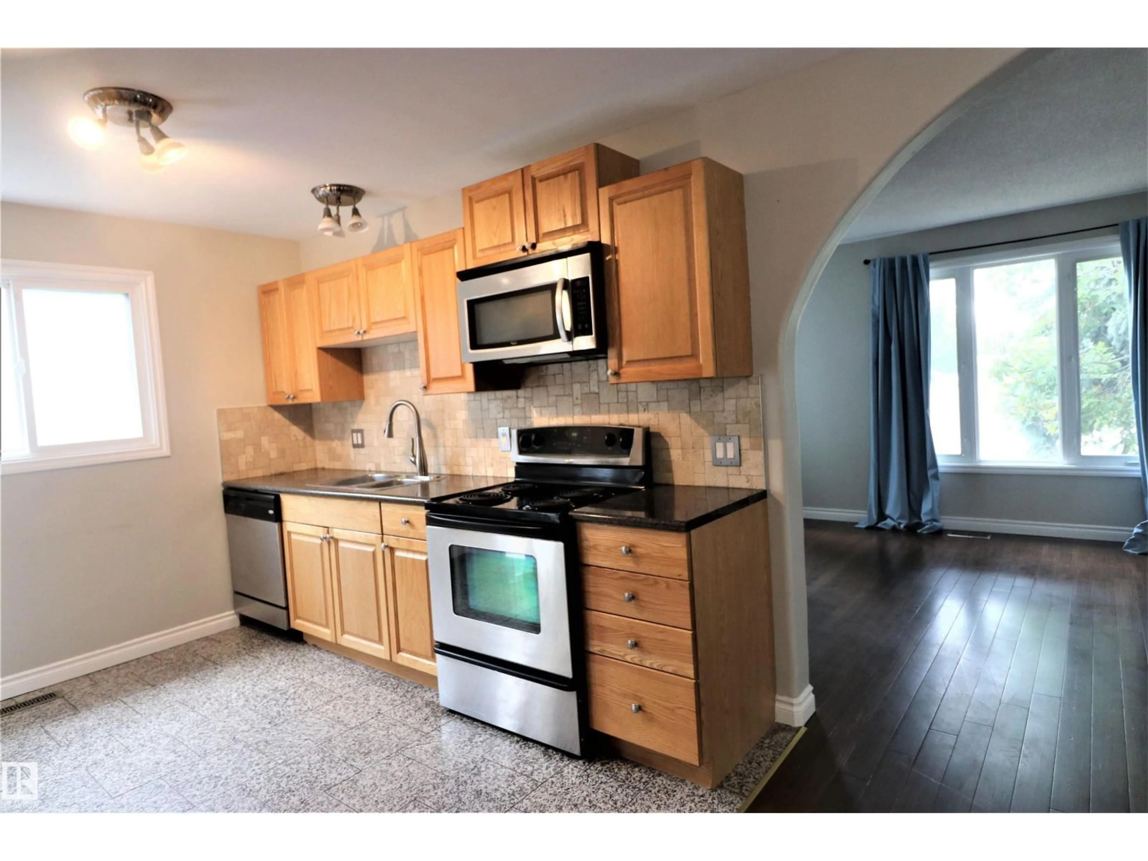 Standard kitchen, wood/laminate floor for 4317 54 ST, Beaumont Alberta T4X1C6