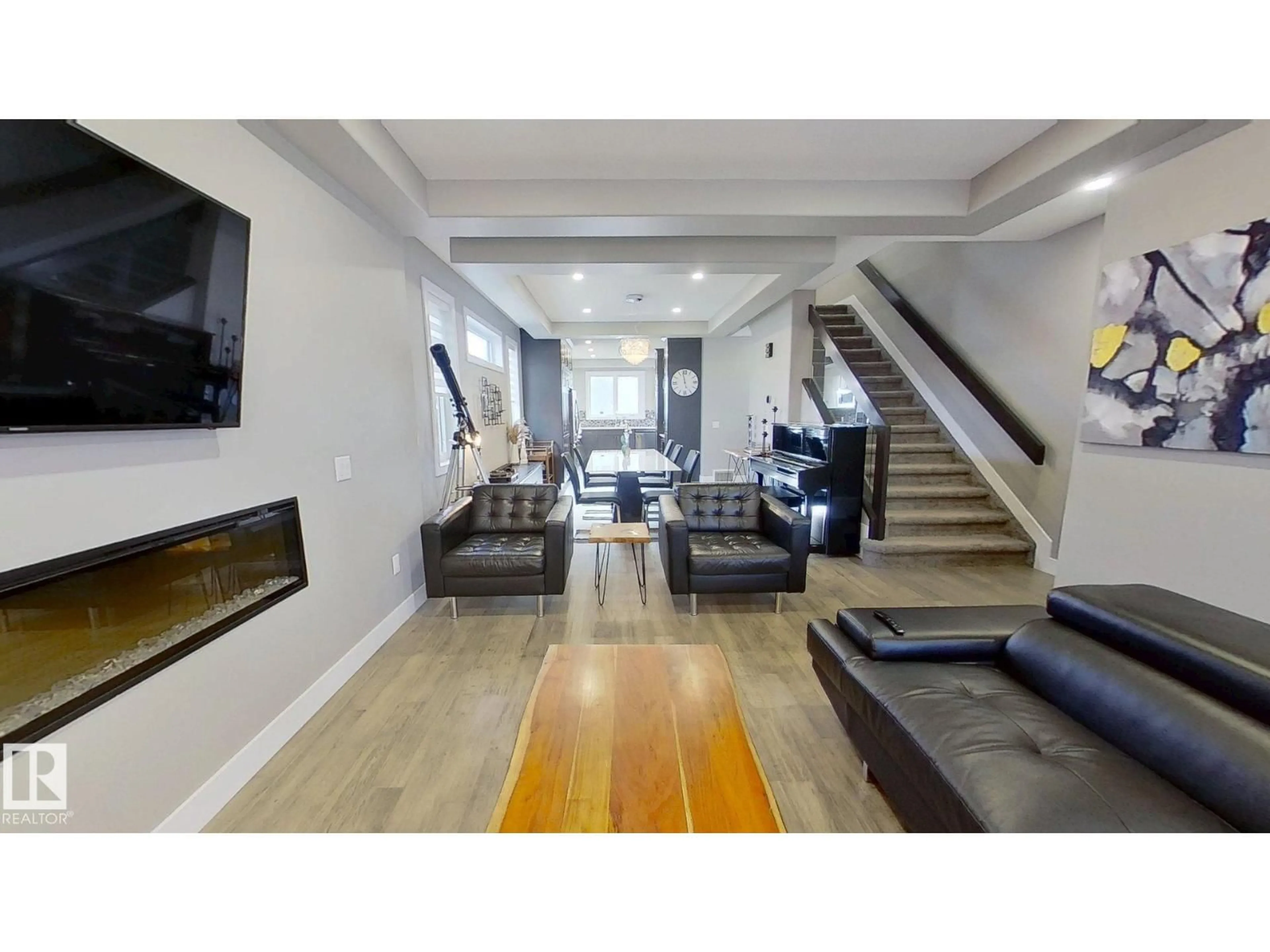 Living room with furniture, unknown for NW - 8809 148 ST, Edmonton Alberta T5R0Z8