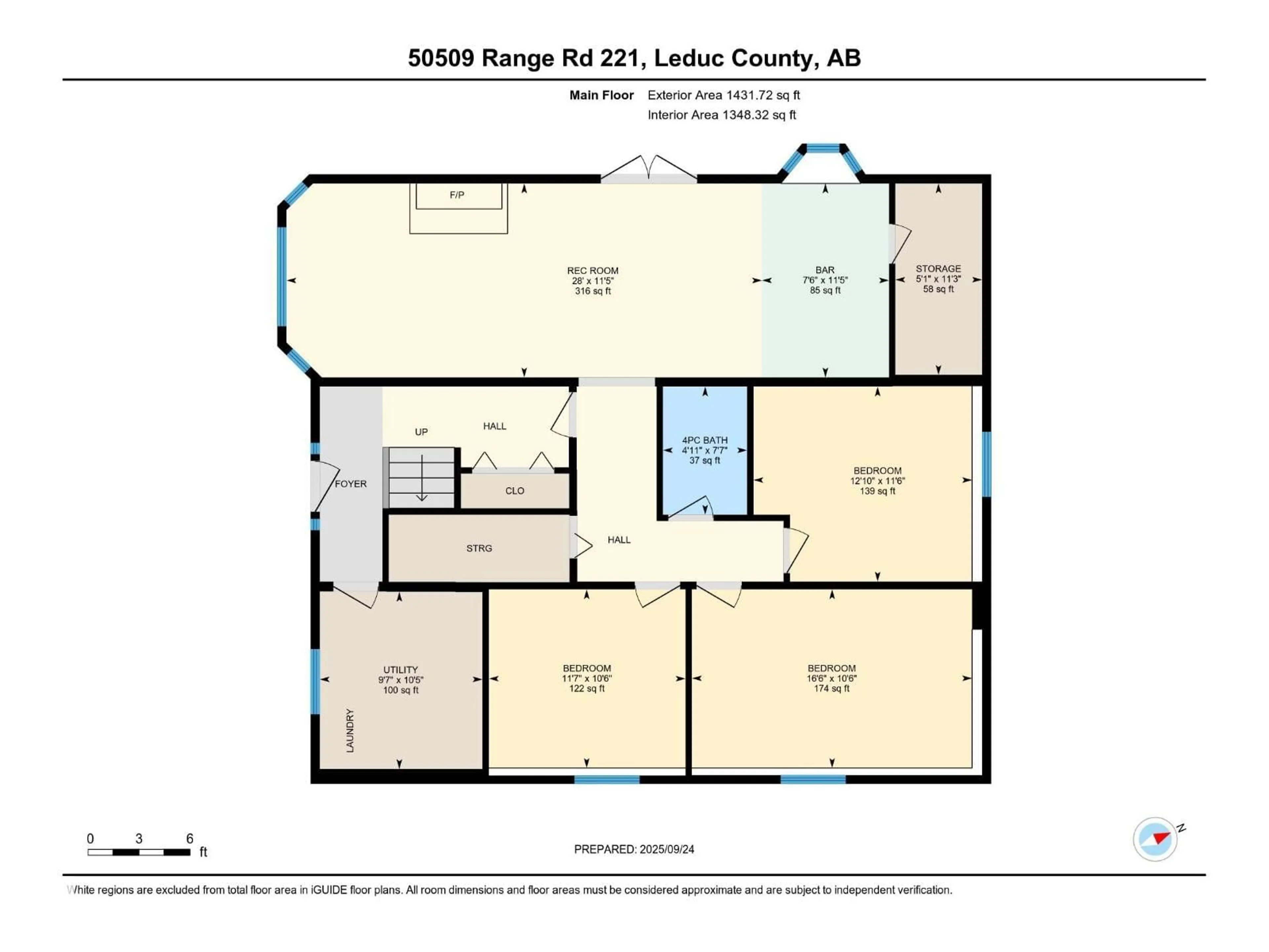 Floor plan for 50509 - 230A RGE RD 221, Rural Leduc County Alberta T0B3M2