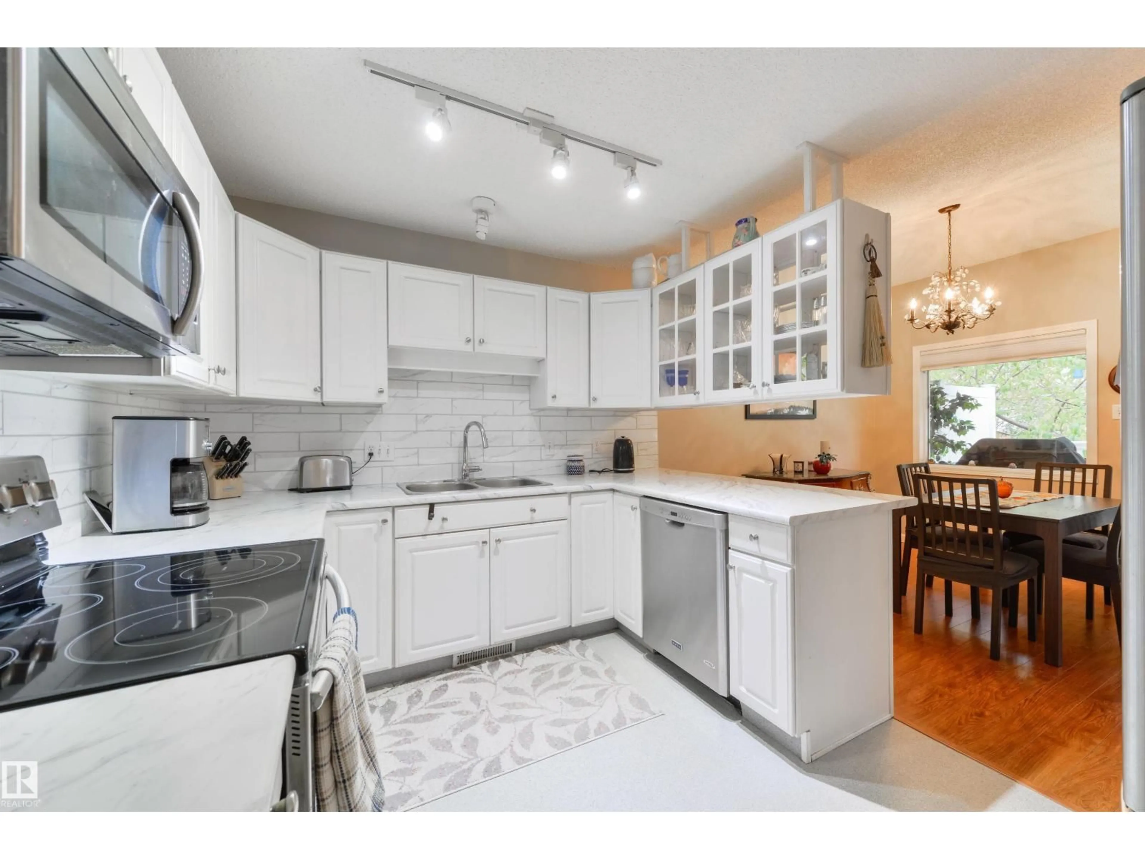 Open concept kitchen, ceramic/tile floor for #17 - 308 JACKSON RD, Edmonton Alberta T6L6W1