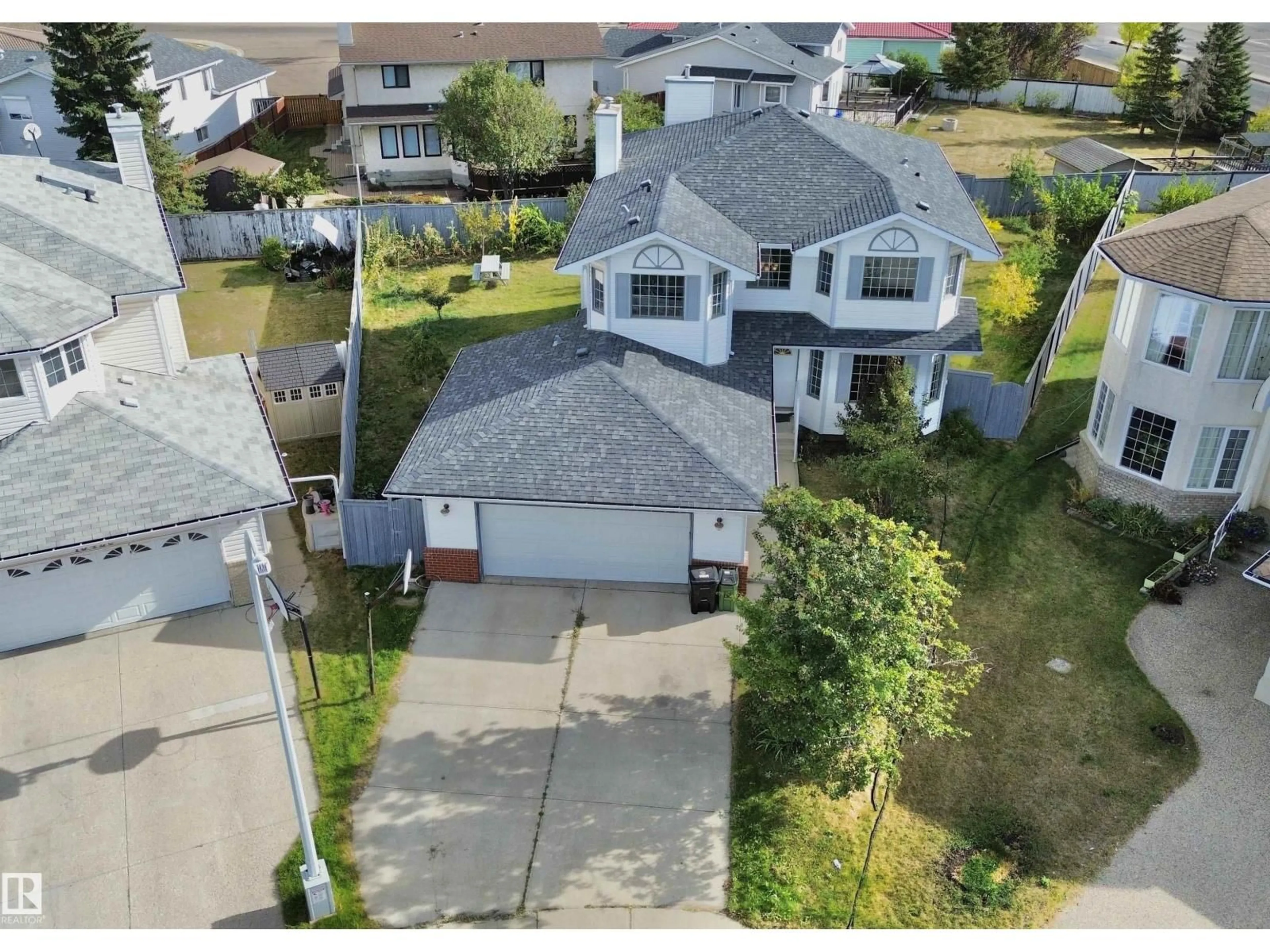 A pic from outside/outdoor area/front of a property/back of a property/a pic from drone, street for NW - 15419 132 ST, Edmonton Alberta T6V1B9