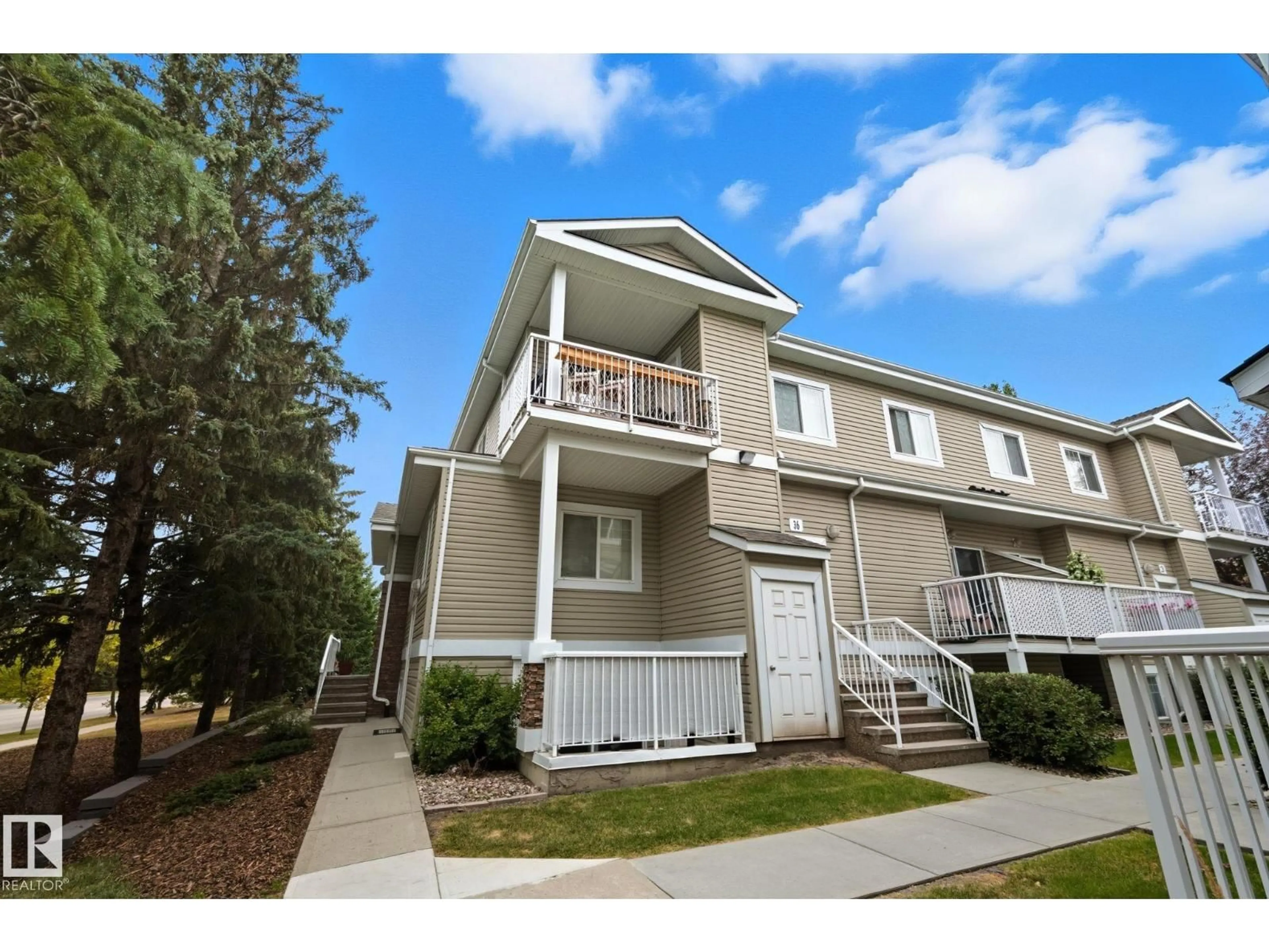 Home with vinyl exterior material, street for 35C BELLEROSE DR, St. Albert Alberta T8N1C5