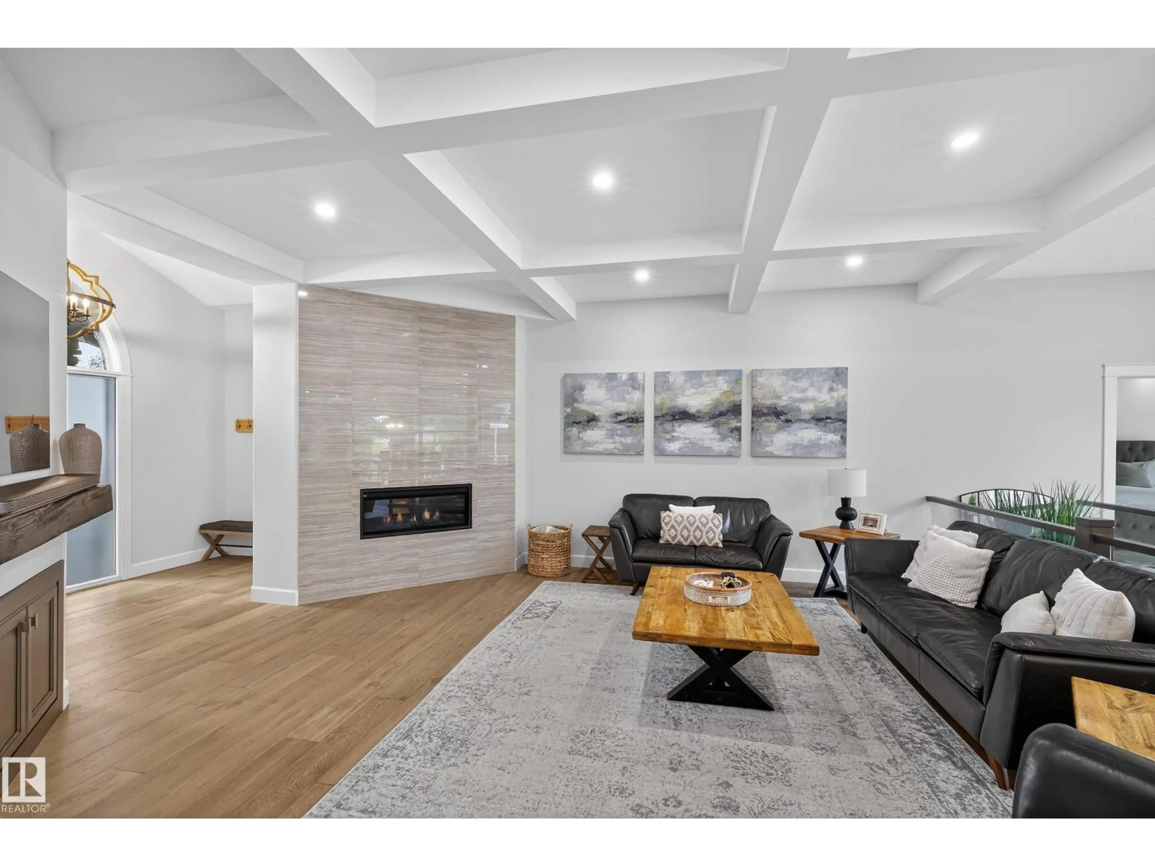 Living room with furniture, unknown for 525 ESTATE DRIVE, Sherwood Park Alberta T8B1M2
