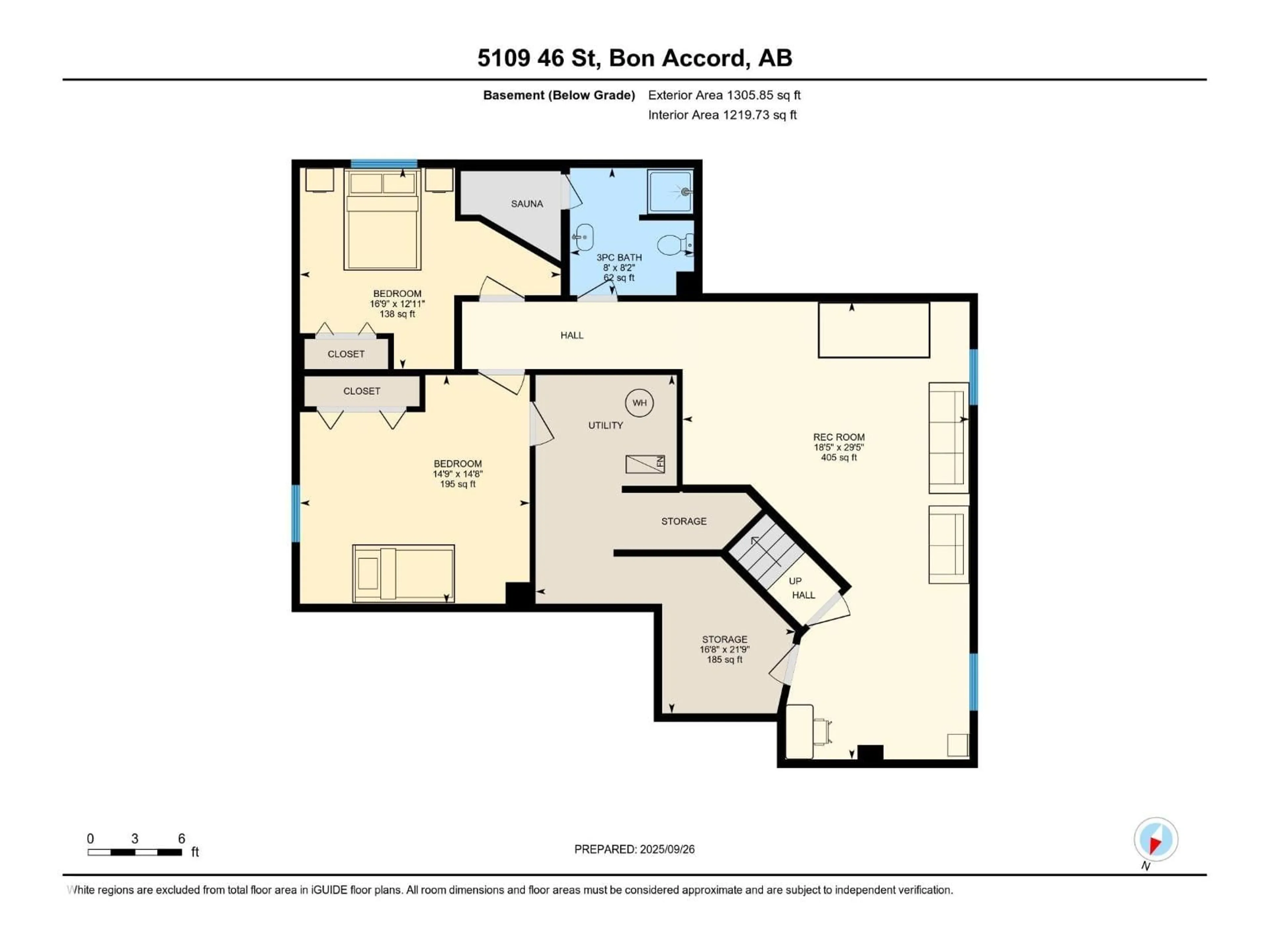Floor plan for 5109 46 ST, Bon Accord Alberta T0A0K0