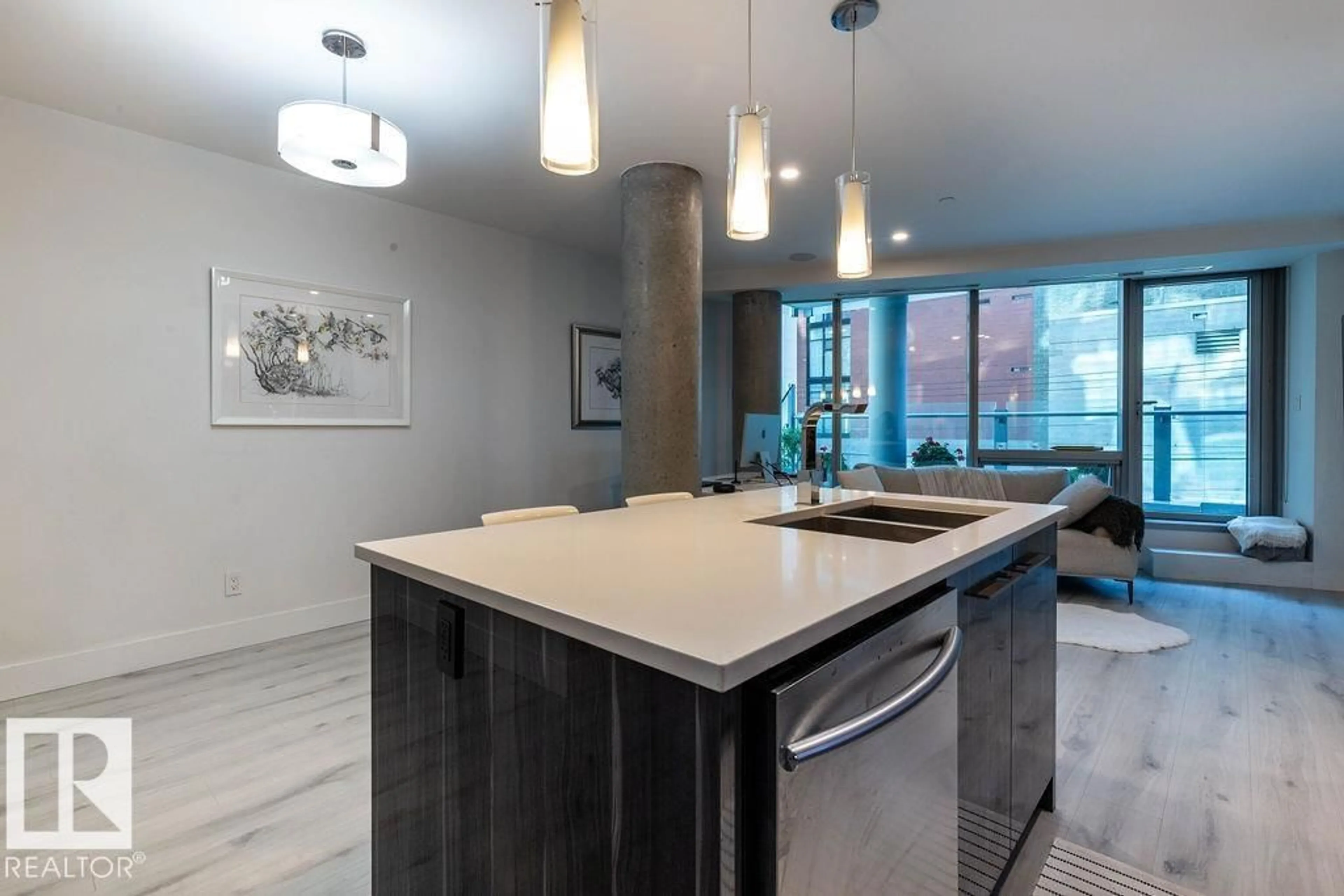 Open concept kitchen, unknown for 206 - 11969 JASPER AV NW, Edmonton Alberta T5K0P1
