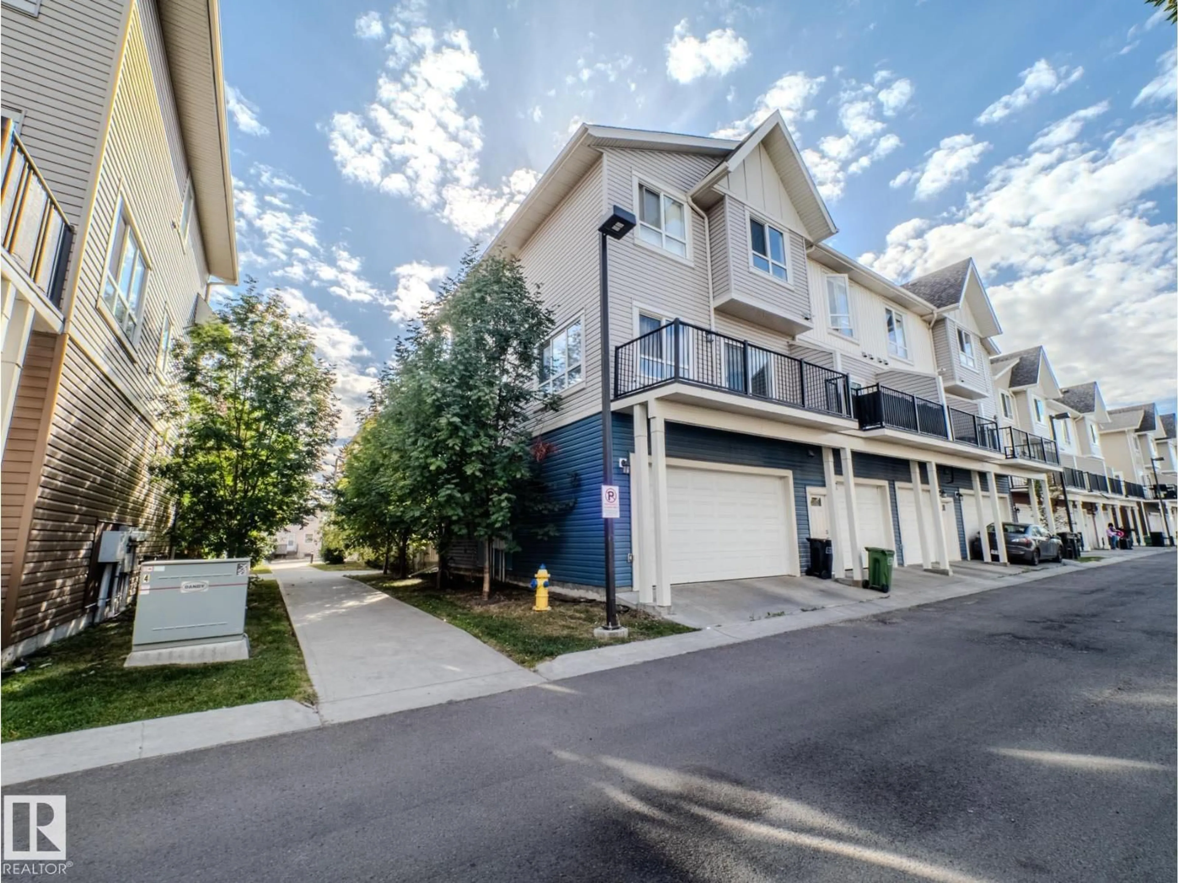 A pic from outside/outdoor area/front of a property/back of a property/a pic from drone, street for #37 - 13003 132 AV, Edmonton Alberta T5L3R2