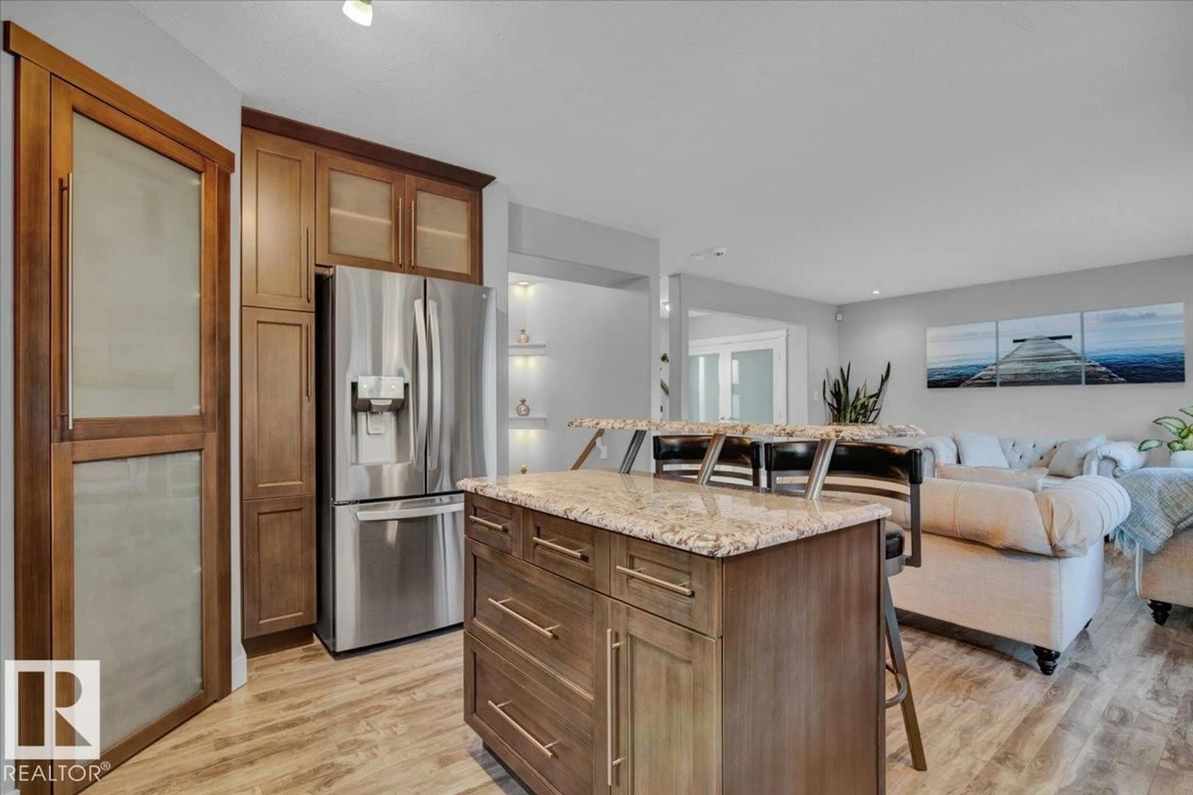 Open concept kitchen, unknown for 1808 37 AV, Edmonton Alberta T6T1S6