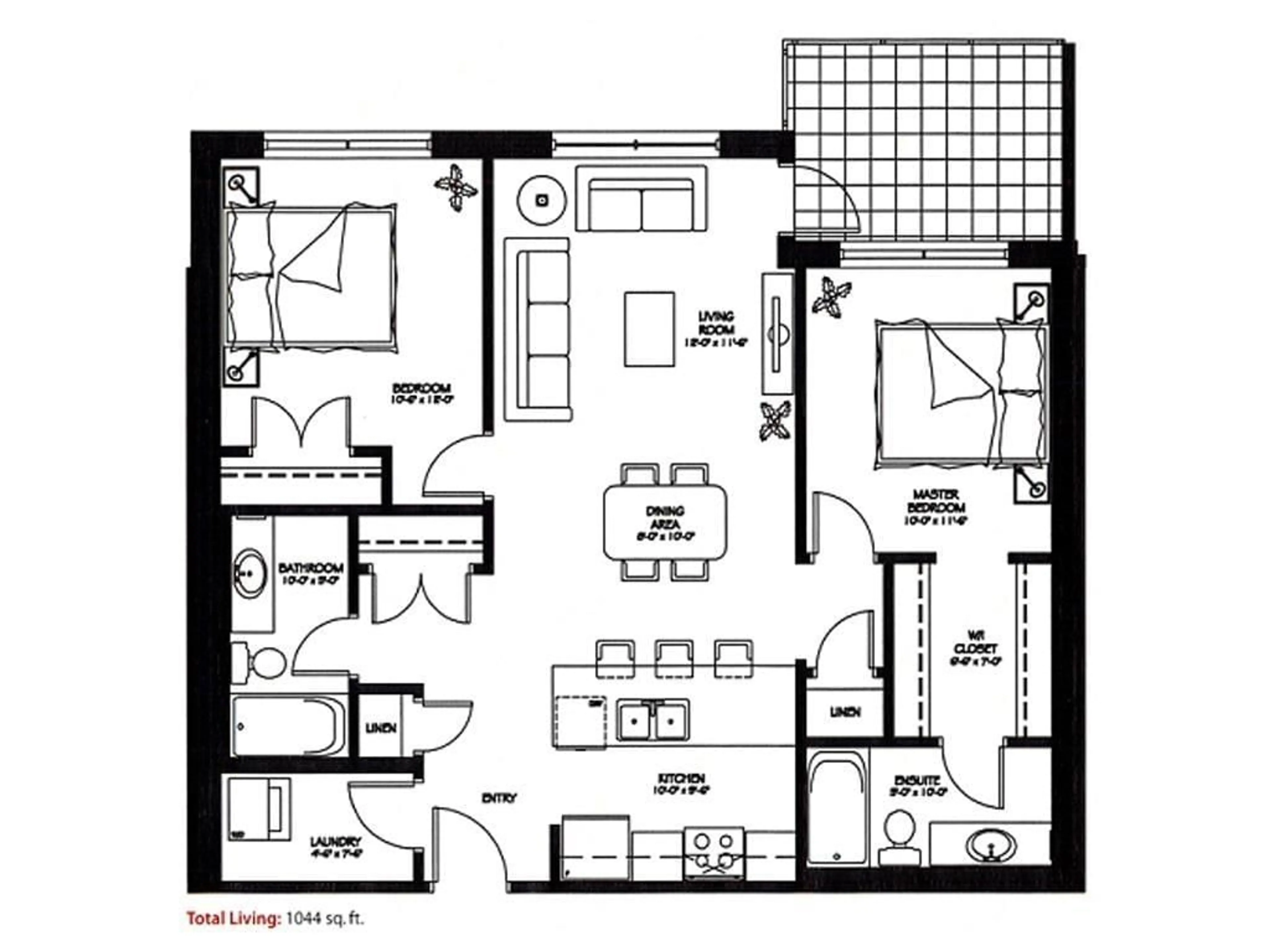 Floor plan for 3307 135C SANDPIPER RD, Fort McMurray Alberta T9K0N3