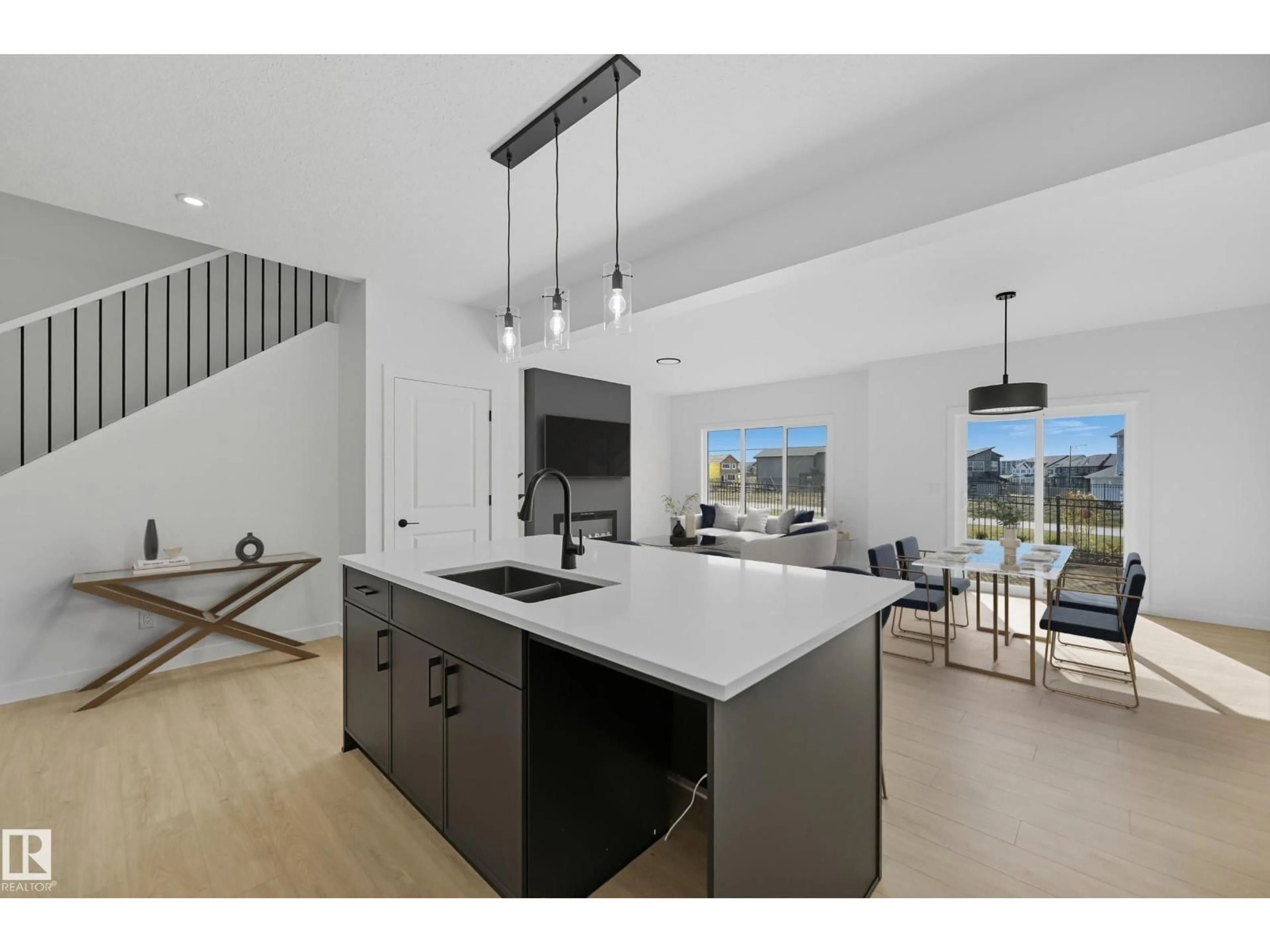 Open concept kitchen, unknown for 22607 90 AV, Edmonton Alberta T5T7X1