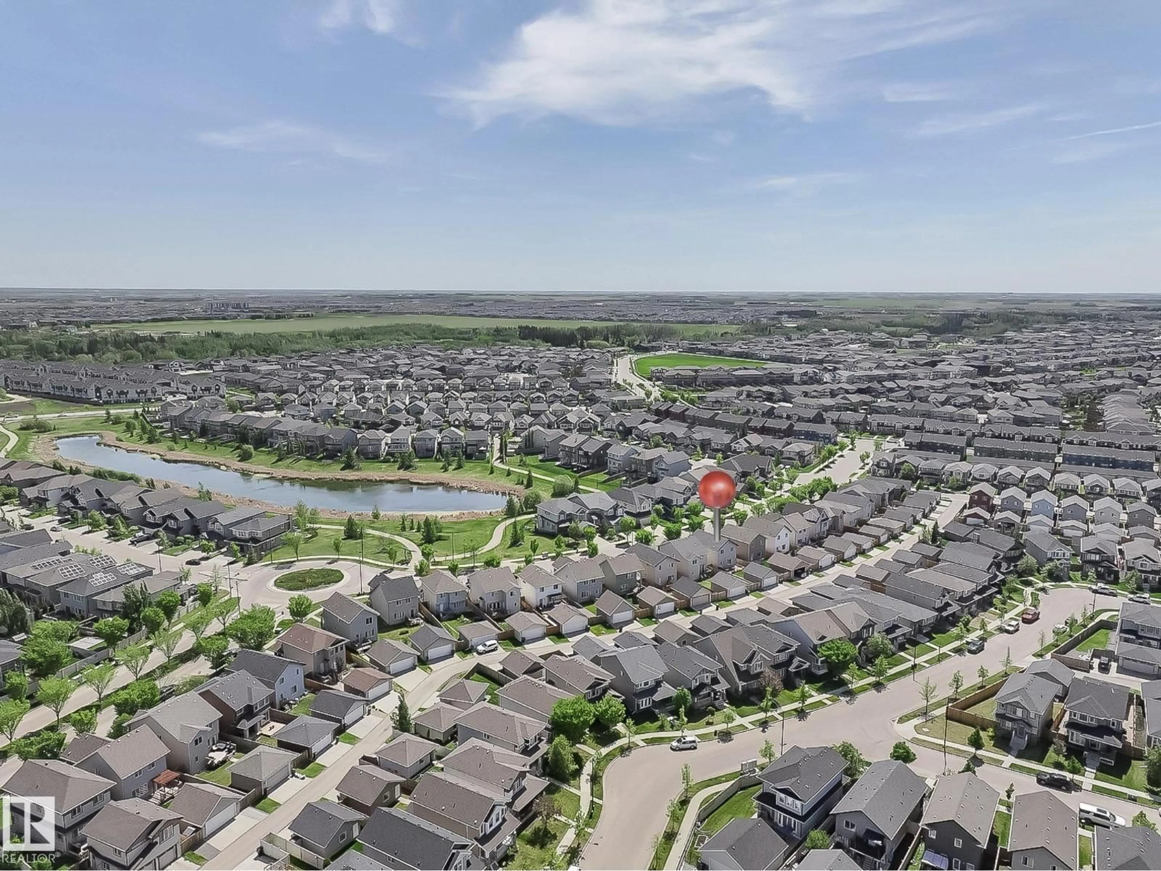 A pic from outside/outdoor area/front of a property/back of a property/a pic from drone, unknown for 2120 GLENRIDDING WAY, Edmonton Alberta T6W2H4
