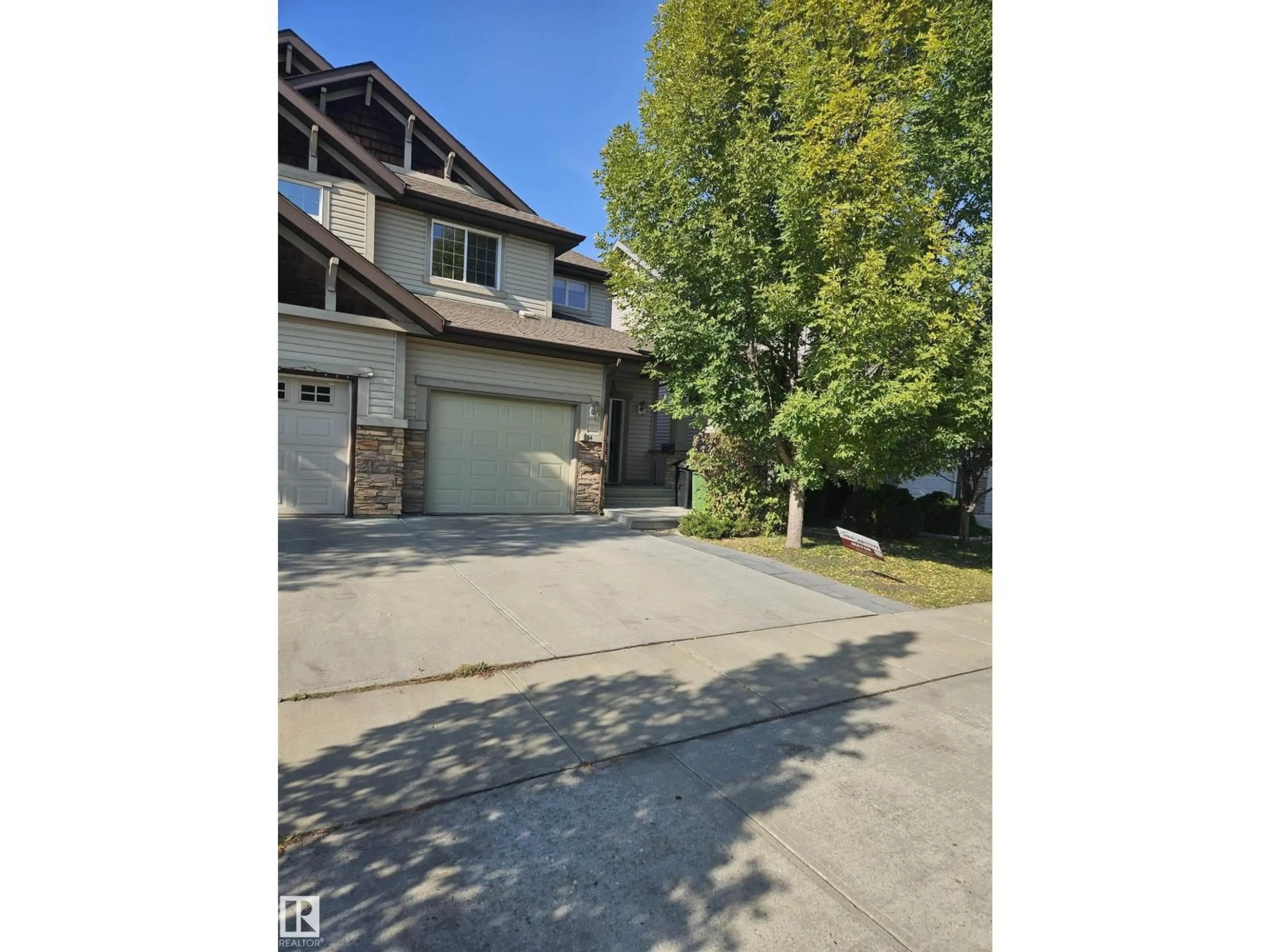 A pic from outside/outdoor area/front of a property/back of a property/a pic from drone, street for 34 CALVERT WD, Fort Saskatchewan Alberta T8L0C3
