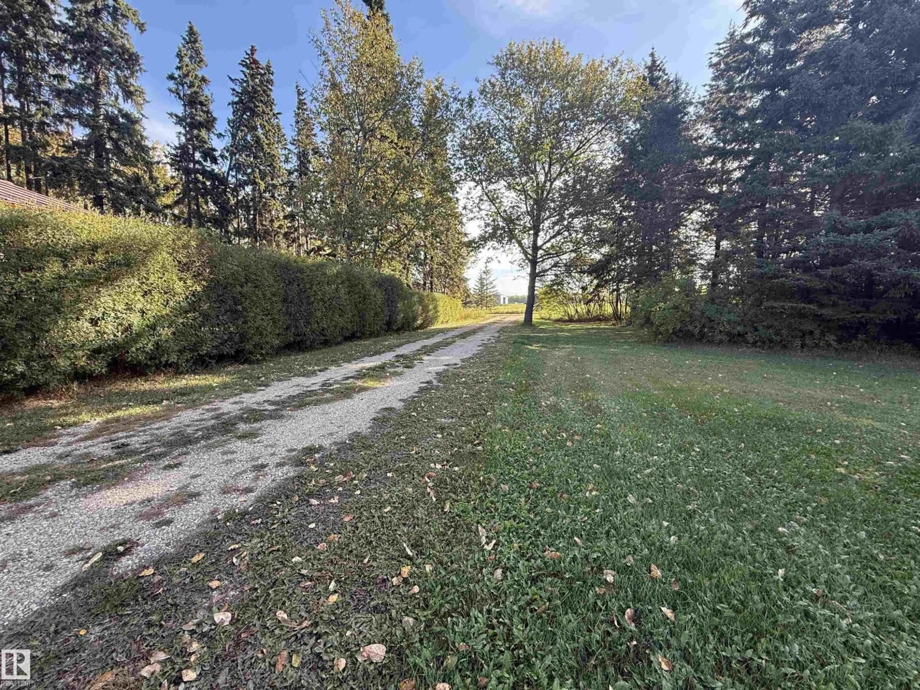 A pic from outside/outdoor area/front of a property/back of a property/a pic from drone, forest/trees view for 63218 RANGE ROAD 254, Rural Westlock County Alberta T0G0S0