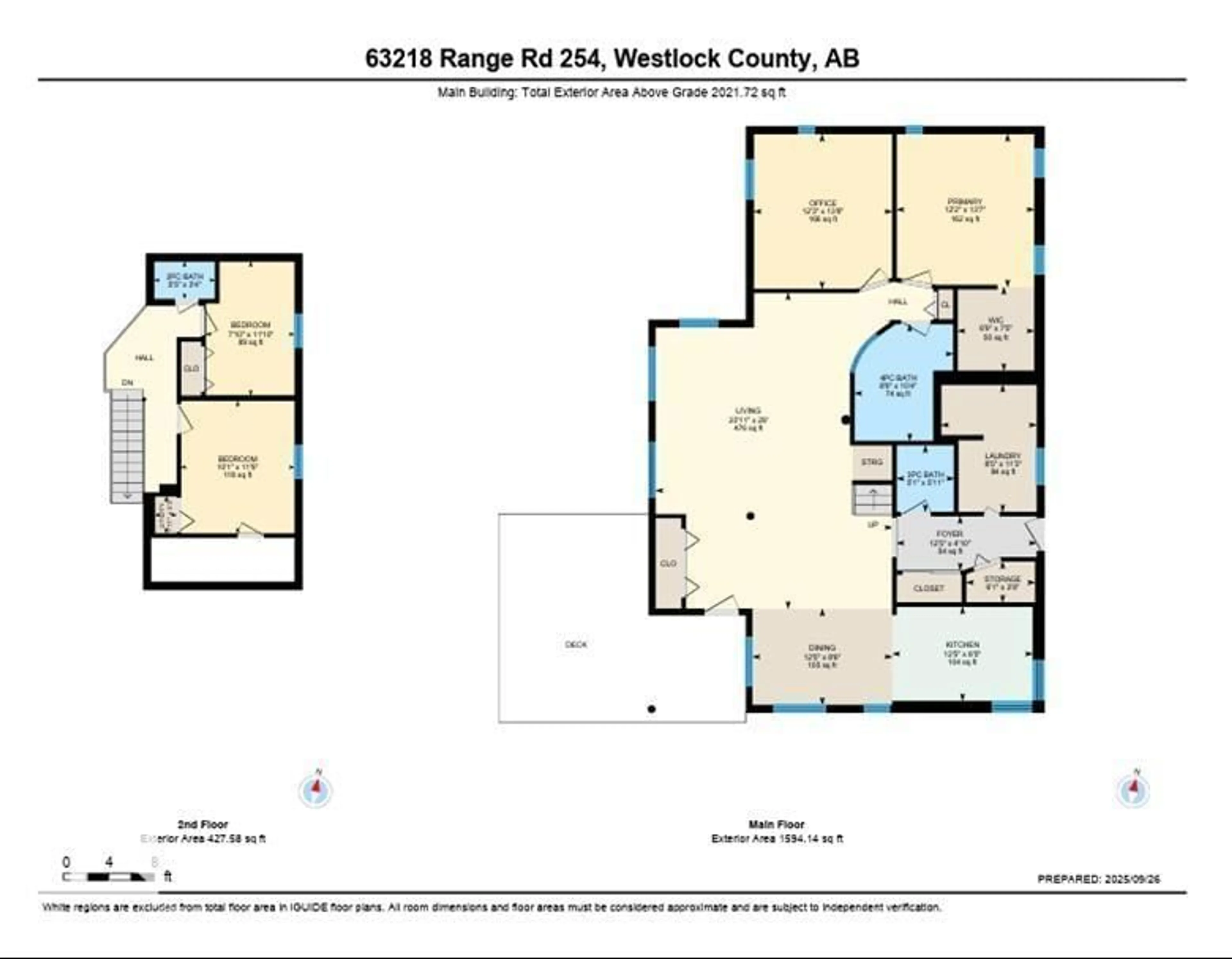 Floor plan for 63218 RANGE ROAD 254, Rural Westlock County Alberta T0G0S0