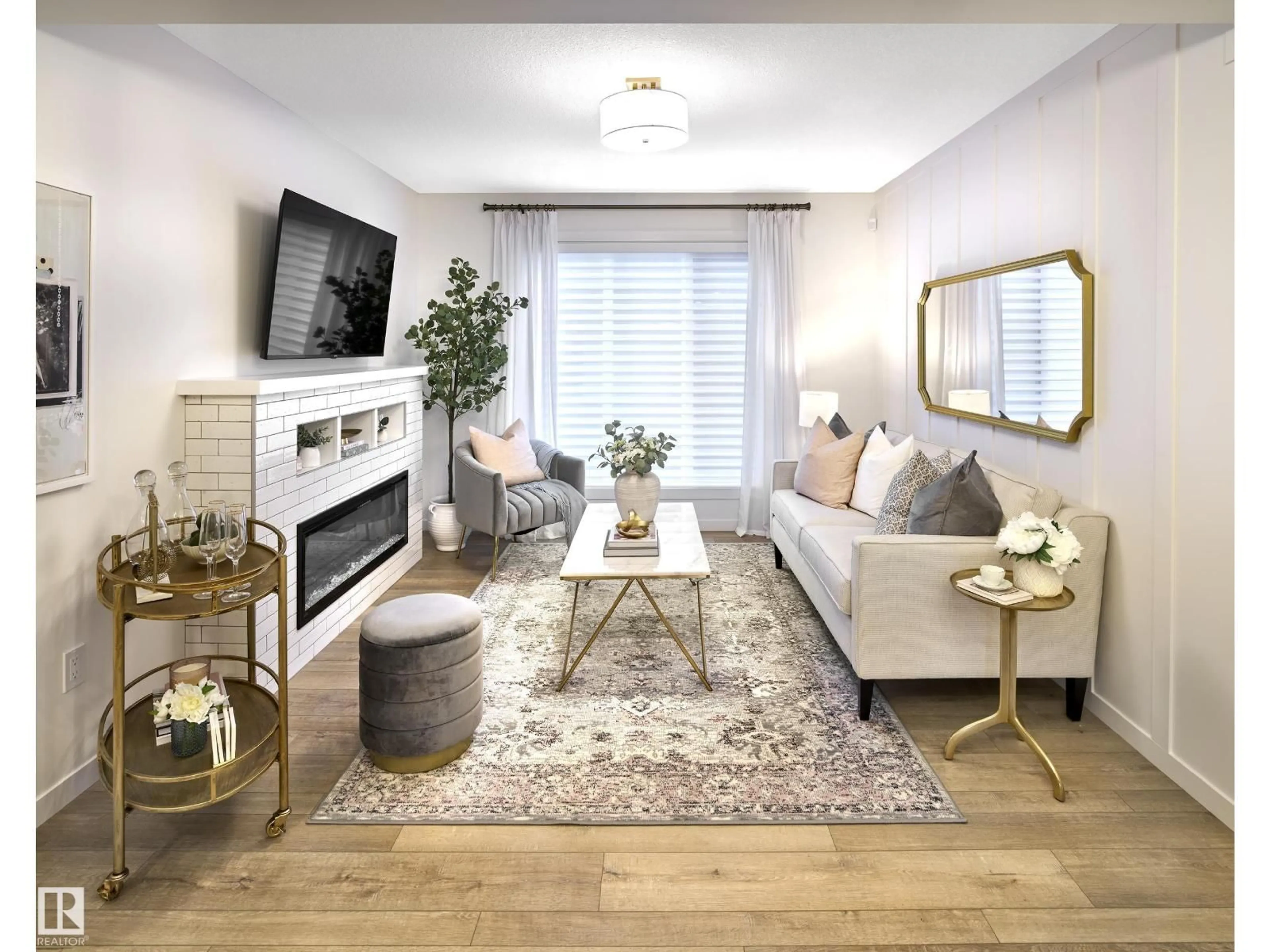 Living room with furniture, unknown for #37 - 1025 SECORD PM, Edmonton Alberta T5T4A4