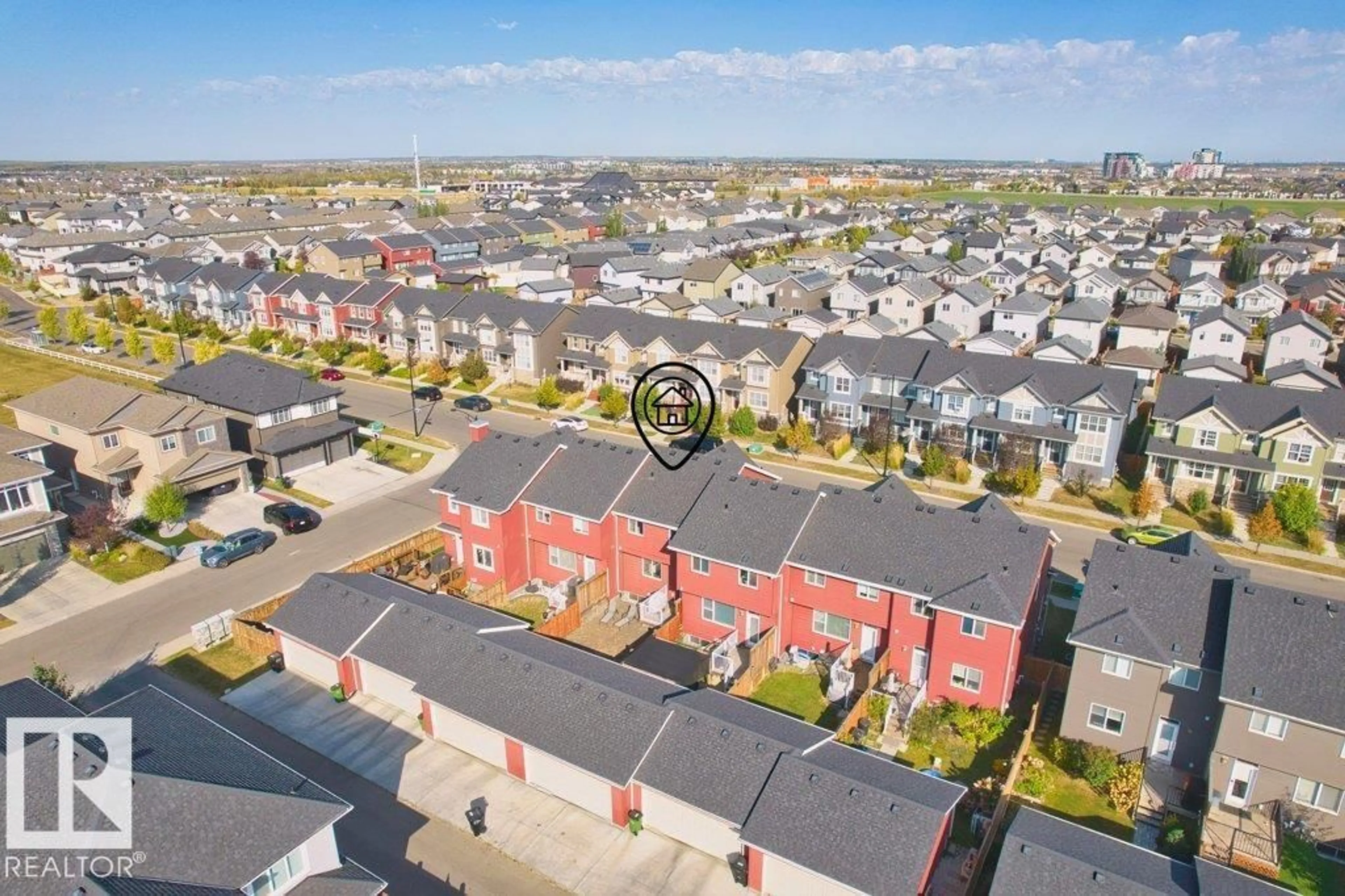 A pic from outside/outdoor area/front of a property/back of a property/a pic from drone, street for 2269 GLENRIDDING BV, Edmonton Alberta T6W3P4