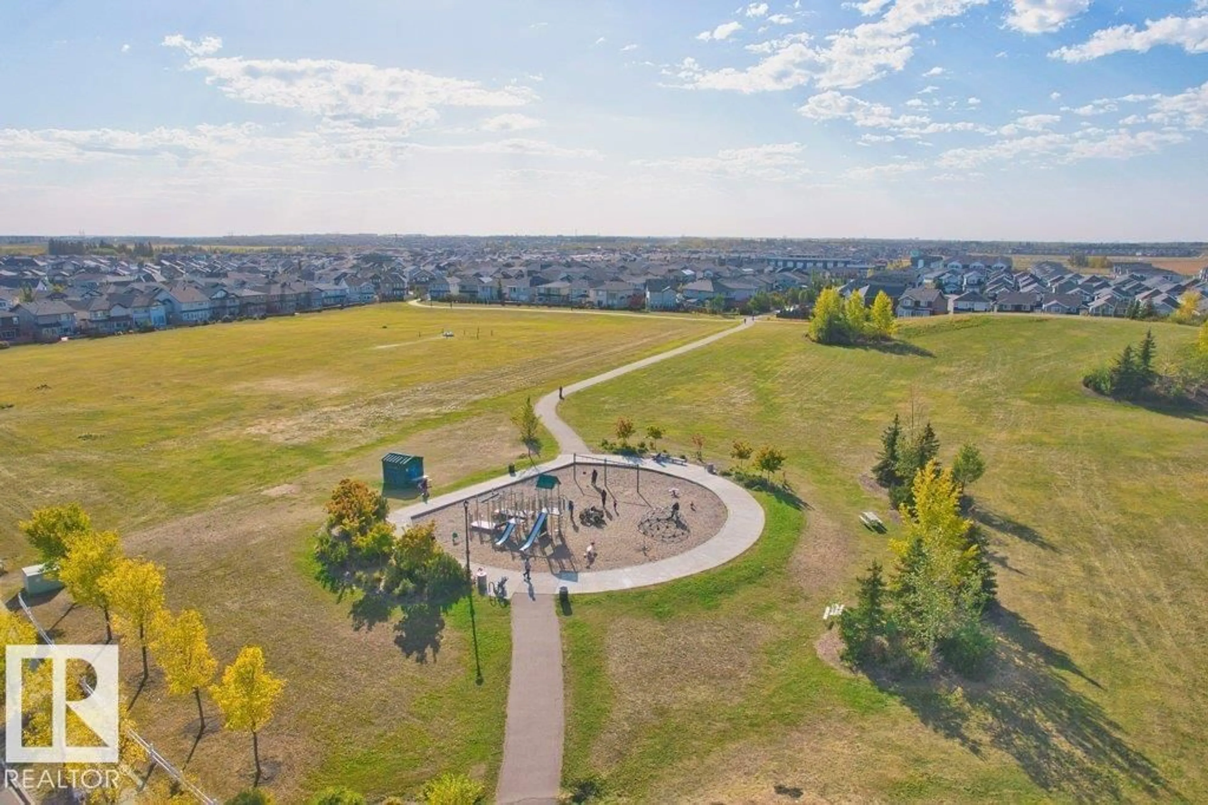 A pic from outside/outdoor area/front of a property/back of a property/a pic from drone, mountain view for 2269 GLENRIDDING BV, Edmonton Alberta T6W3P4