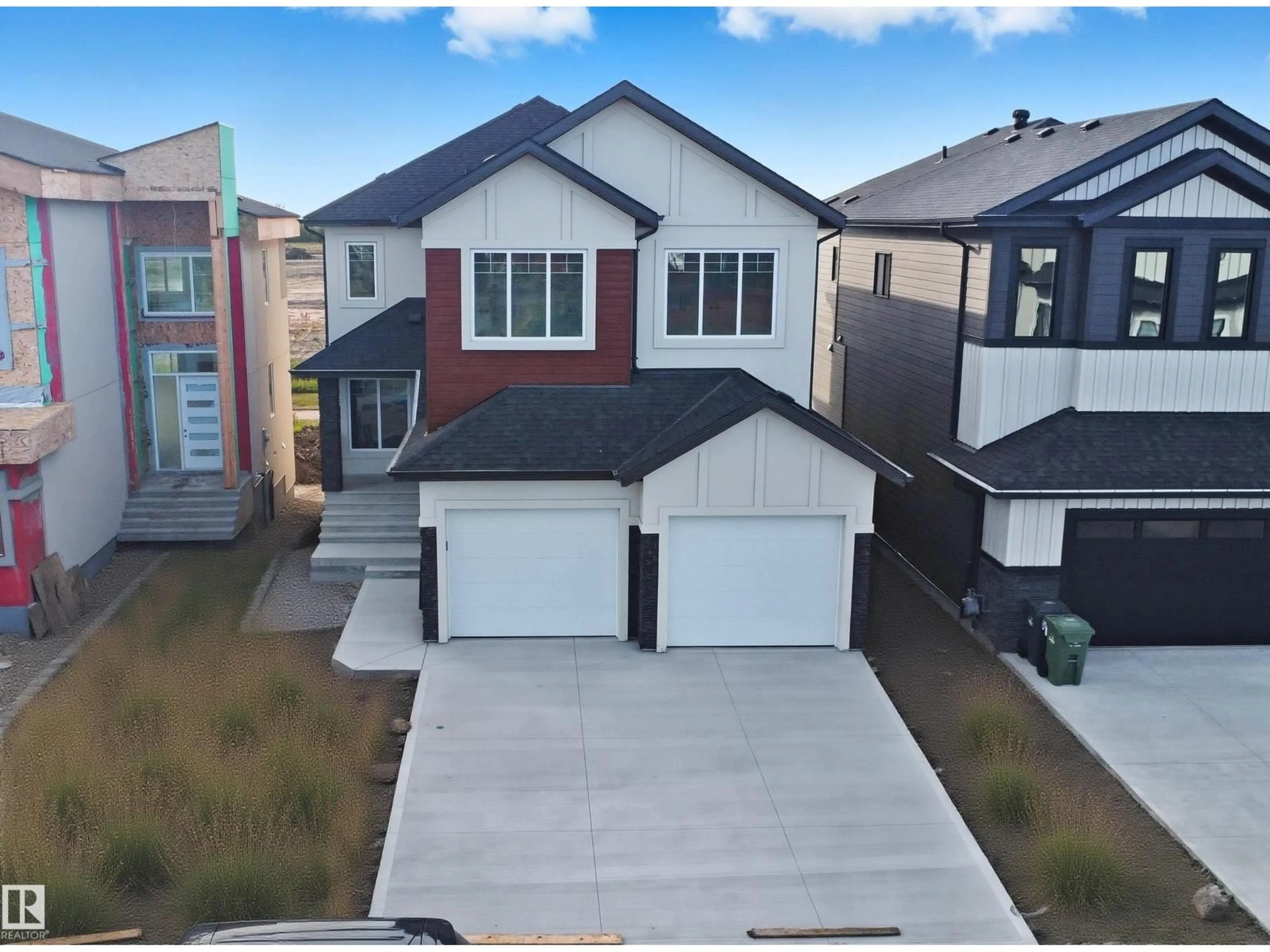 A pic from outside/outdoor area/front of a property/back of a property/a pic from drone, street for 144 EDGEWATER CIR, Leduc Alberta T9E1K5