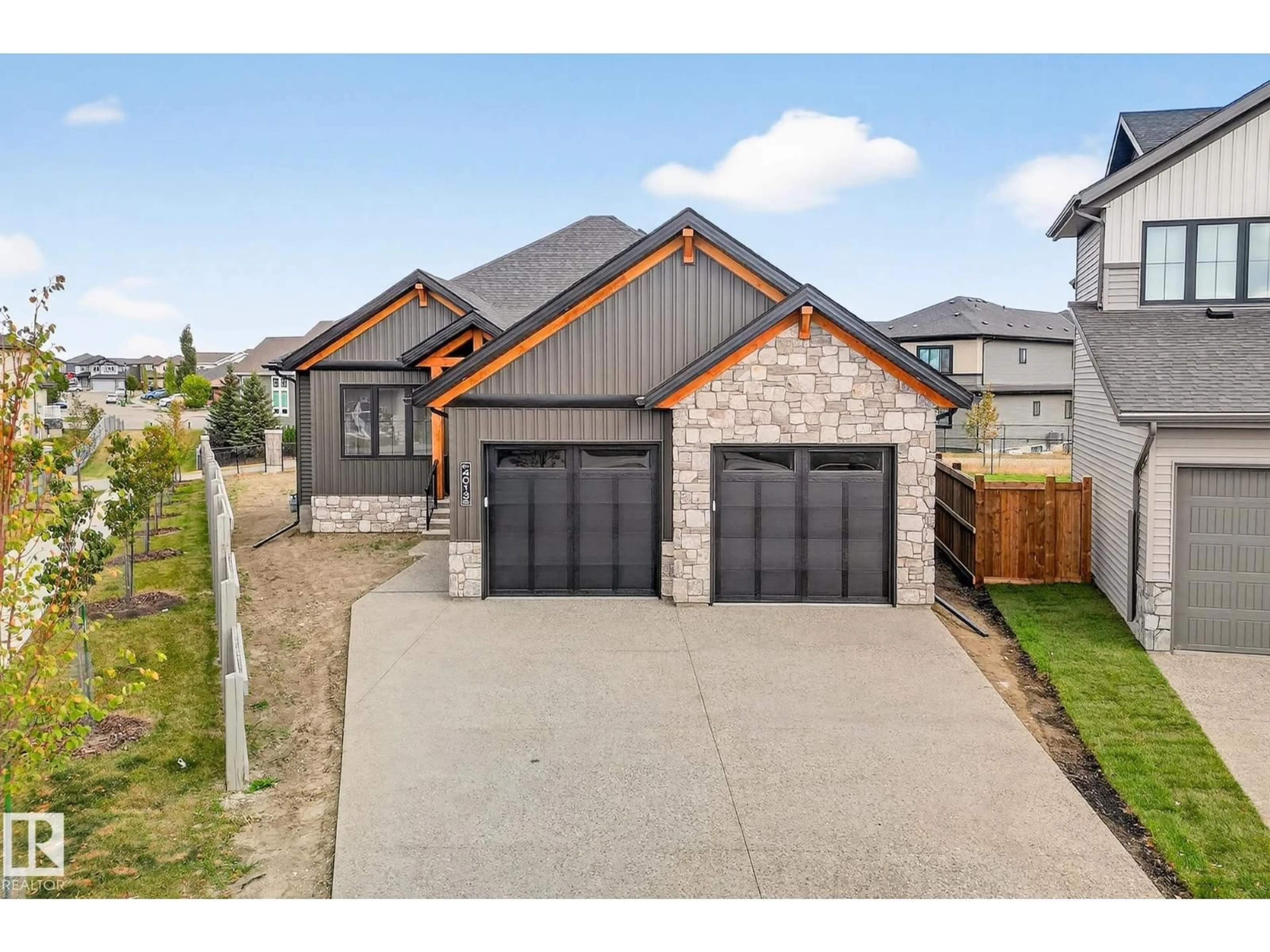 Home with brick exterior material, street for 4013 41 ST, Beaumont Alberta T4X3C1