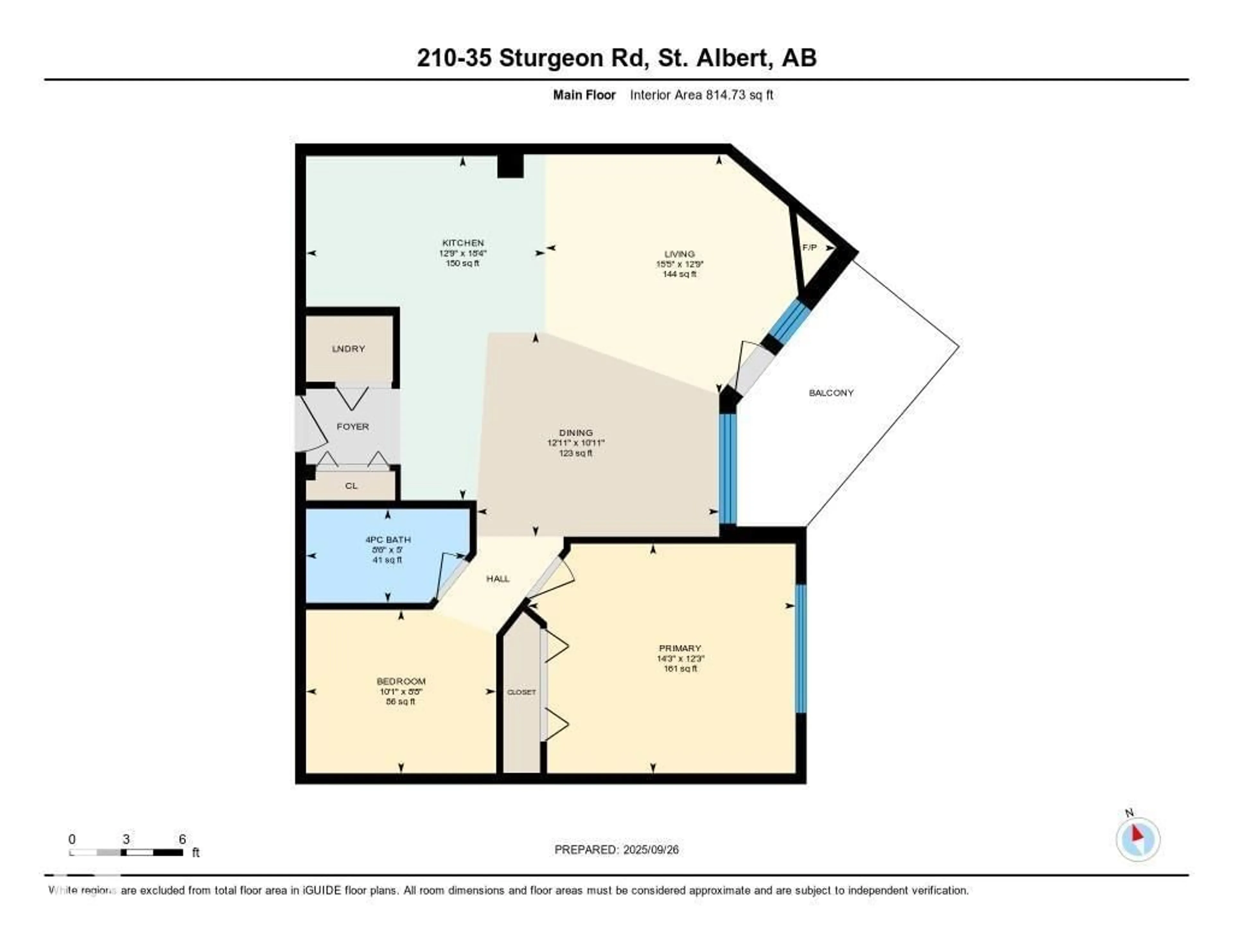Floor plan for #210 - 210 STURGEON RD, St. Albert Alberta T8N0E8