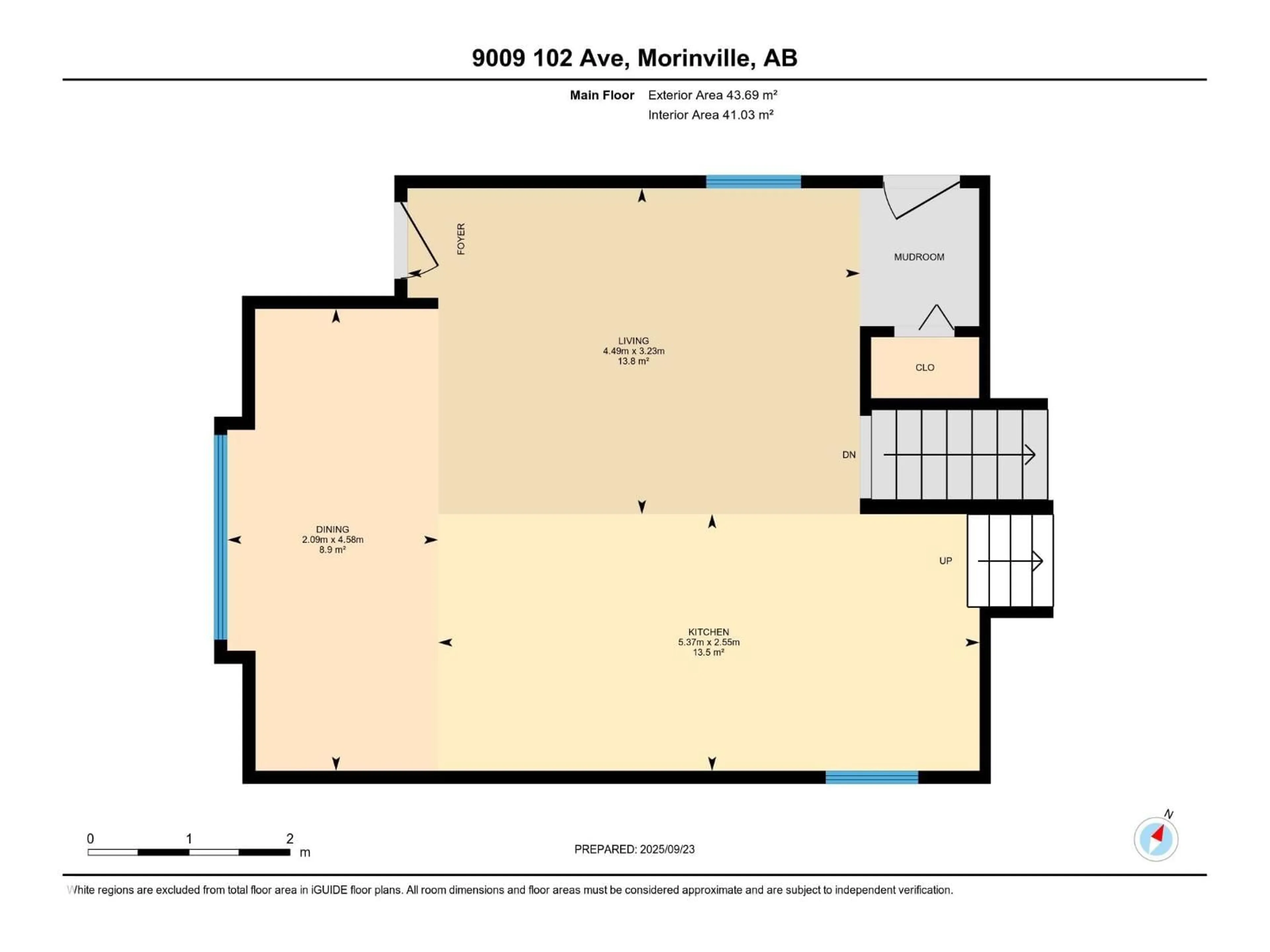 Floor plan for 9009 102 AV, Morinville Alberta T8R1B5