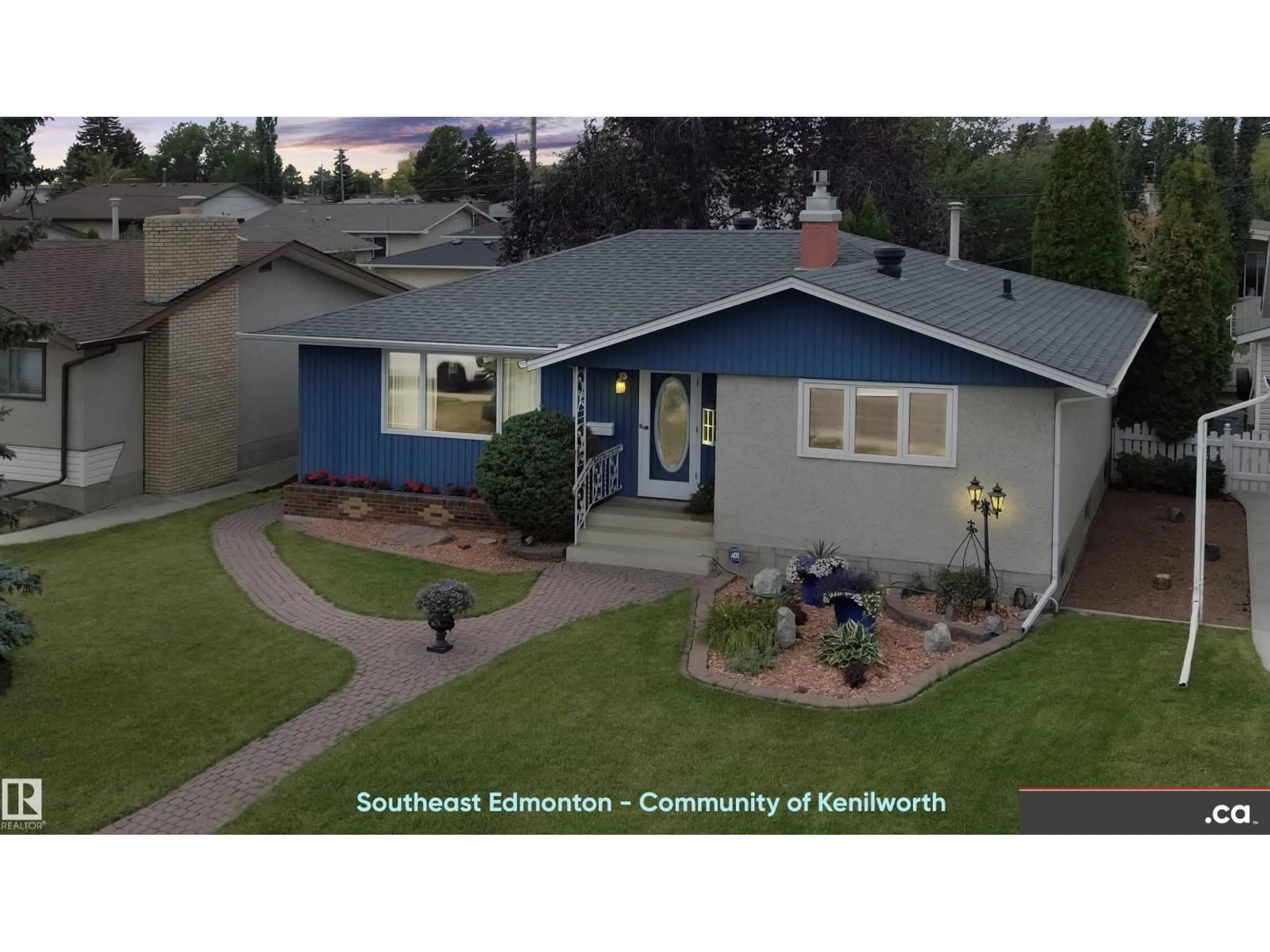 A pic from outside/outdoor area/front of a property/back of a property/a pic from drone, unknown for NW - 8428 54 ST, Edmonton Alberta T6B1H1
