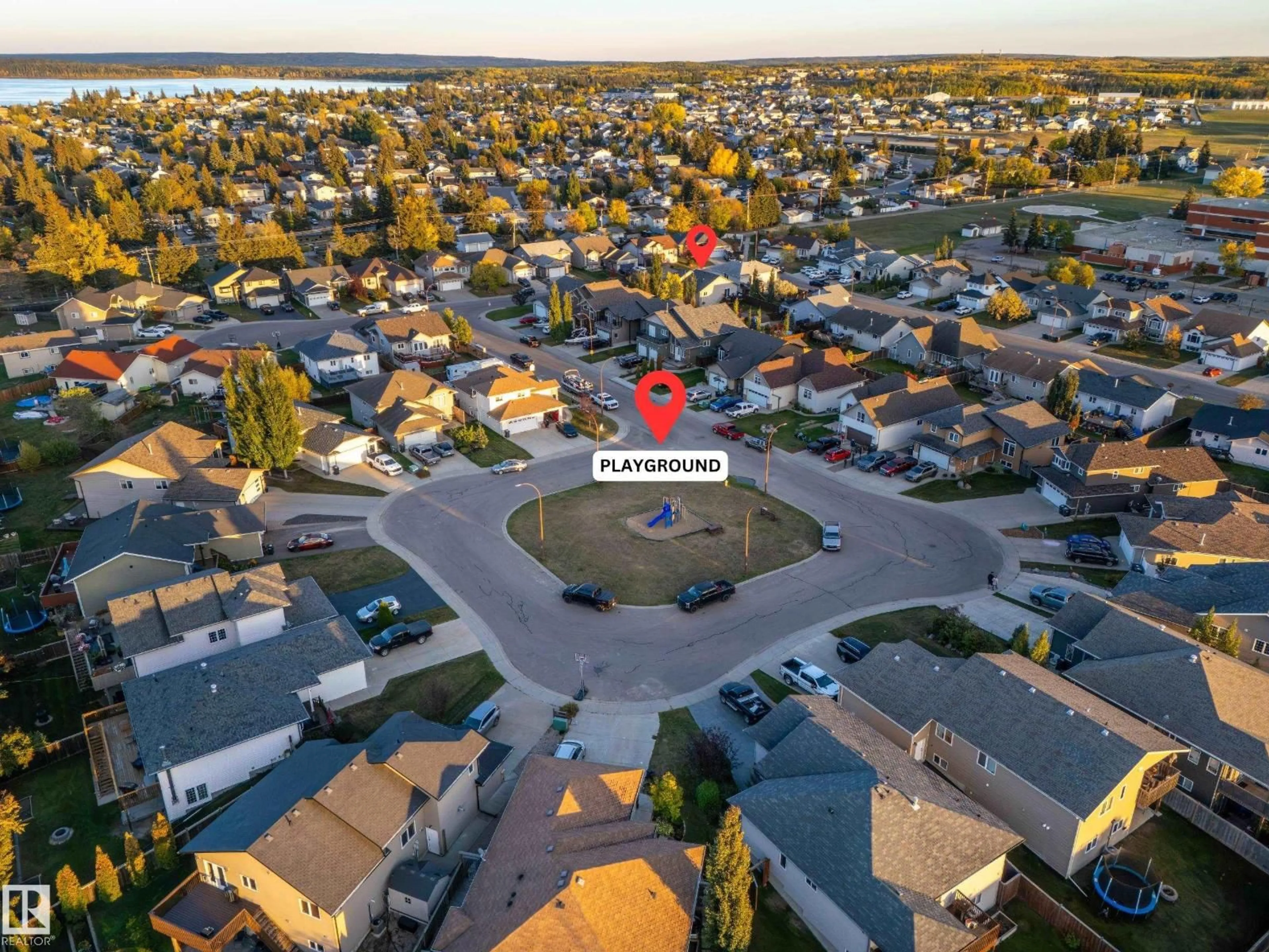 A pic from outside/outdoor area/front of a property/back of a property/a pic from drone, street for 211 23 ST, Cold Lake Alberta T9M0A4