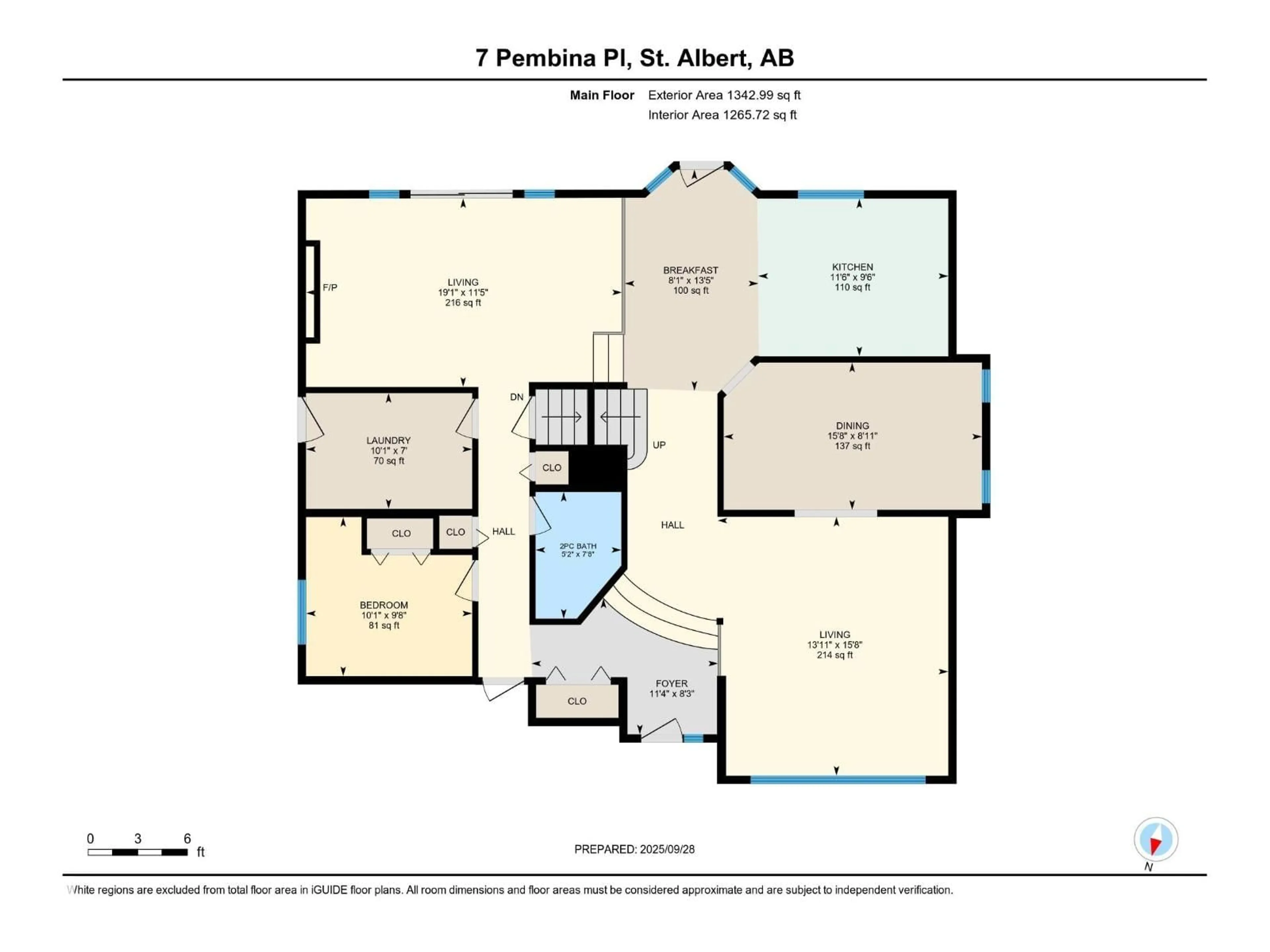 Floor plan for 7 PEMBINA PL, St. Albert Alberta T8N4P7