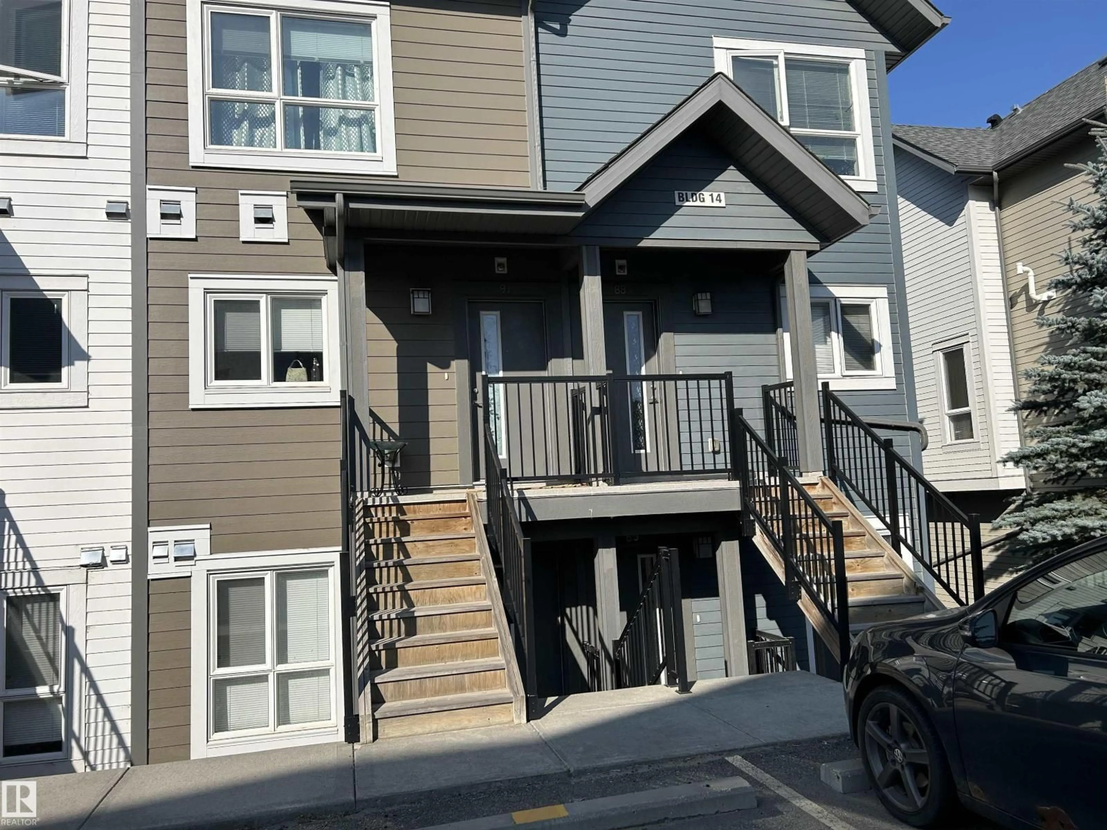Home with vinyl exterior material, street for 90 2560 PEGASUS BV, Edmonton Alberta T5E6V4