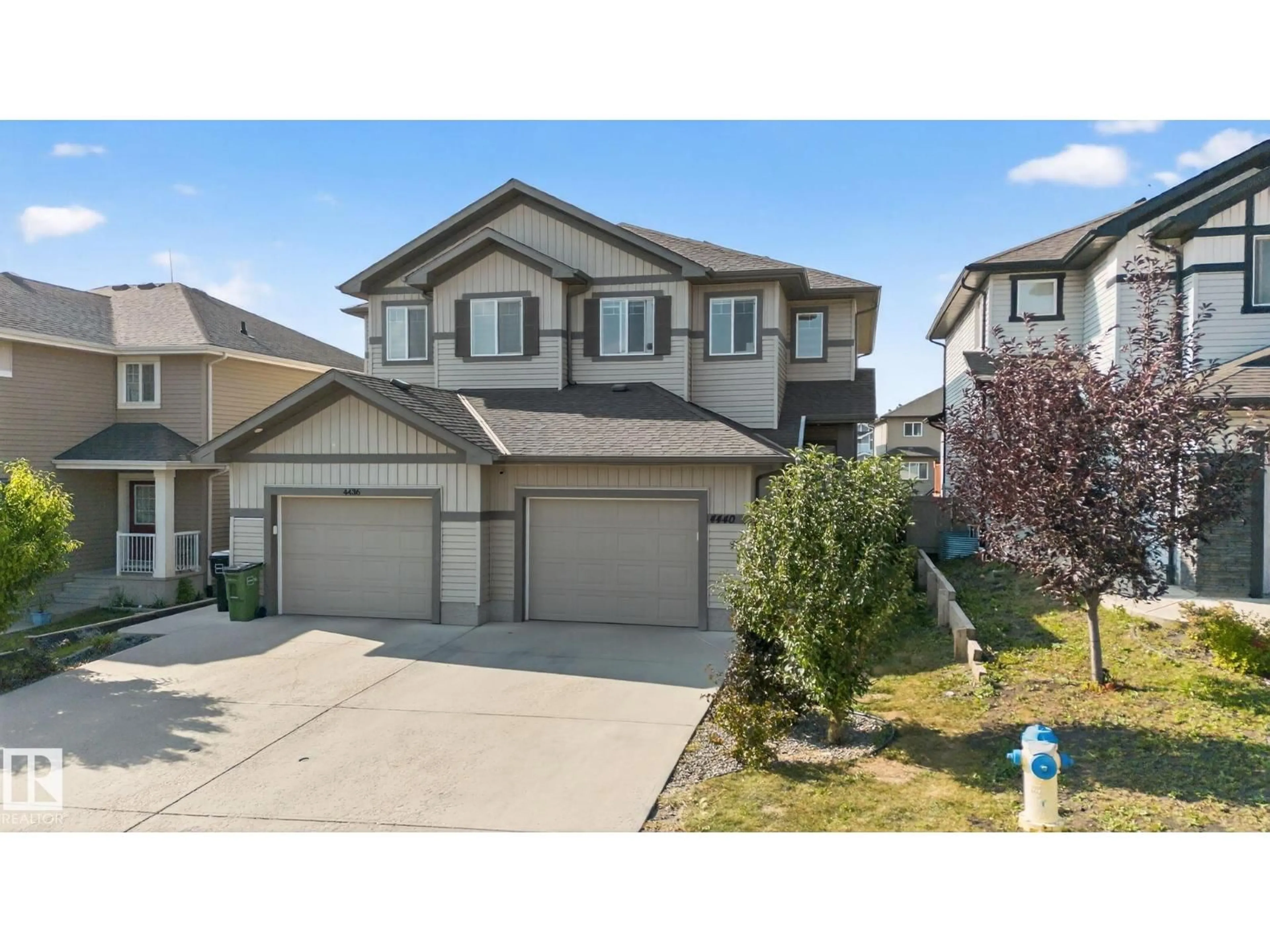Home with vinyl exterior material, street for 4440 5 ST, Edmonton Alberta T6T0Z9