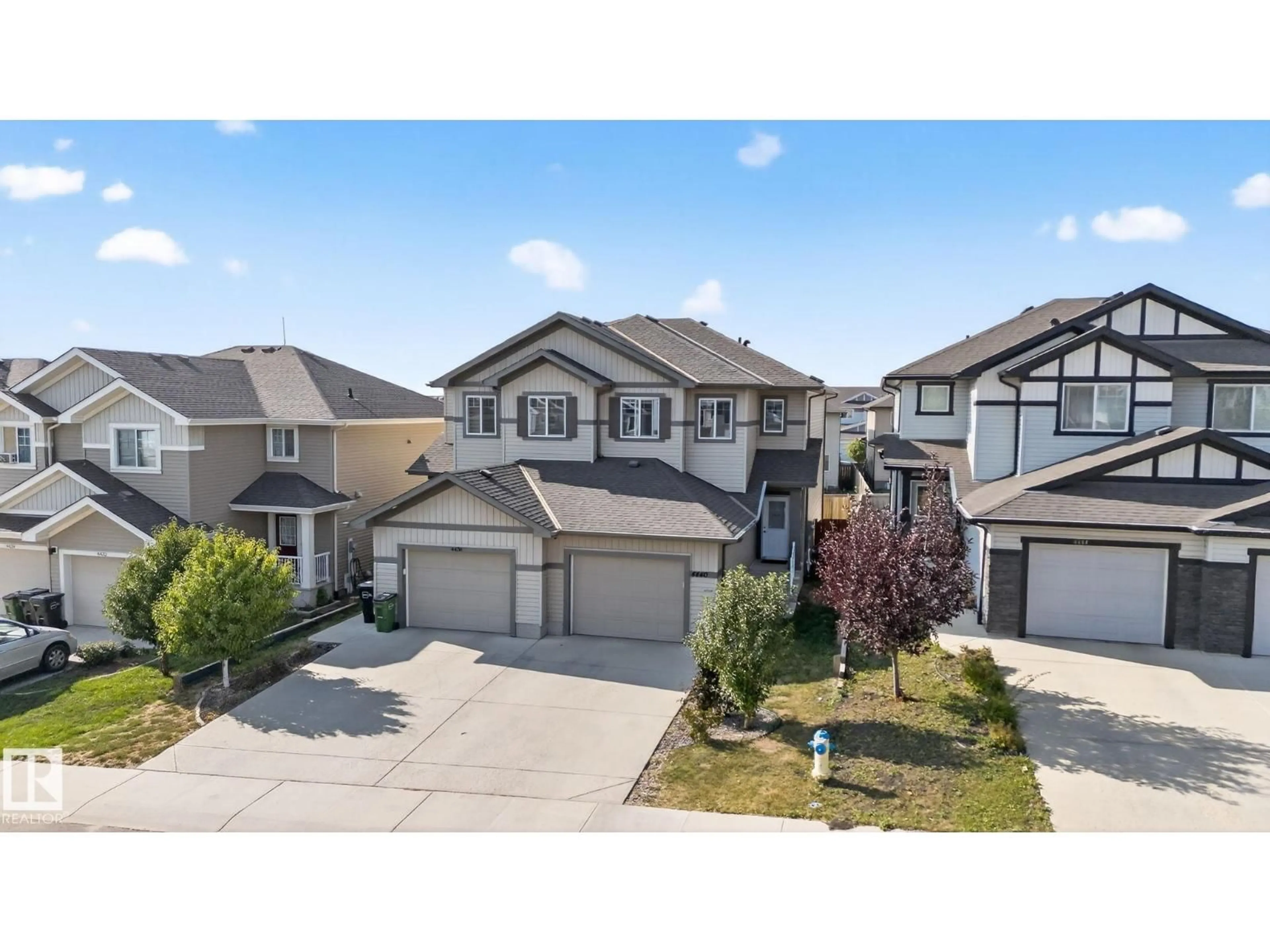 A pic from outside/outdoor area/front of a property/back of a property/a pic from drone, street for 4440 5 ST, Edmonton Alberta T6T0Z9