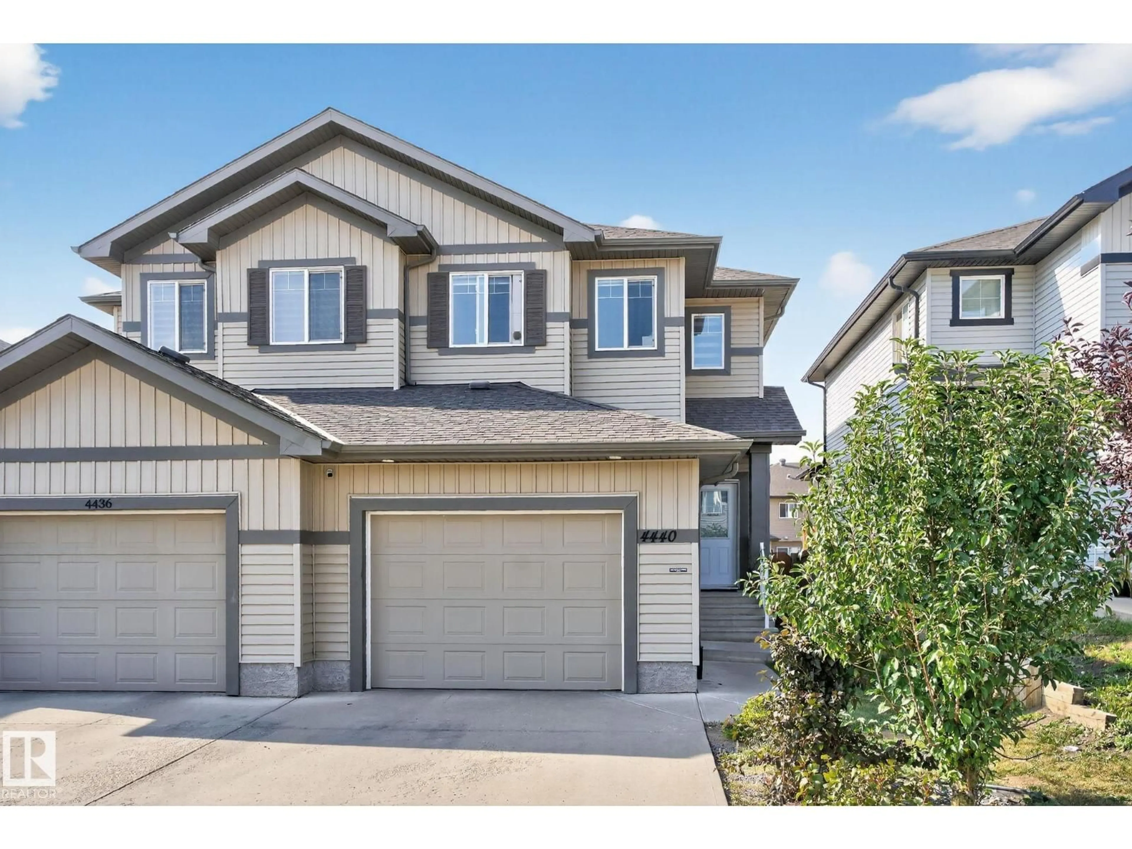 Home with vinyl exterior material, street for 4440 5 ST, Edmonton Alberta T6T0Z9