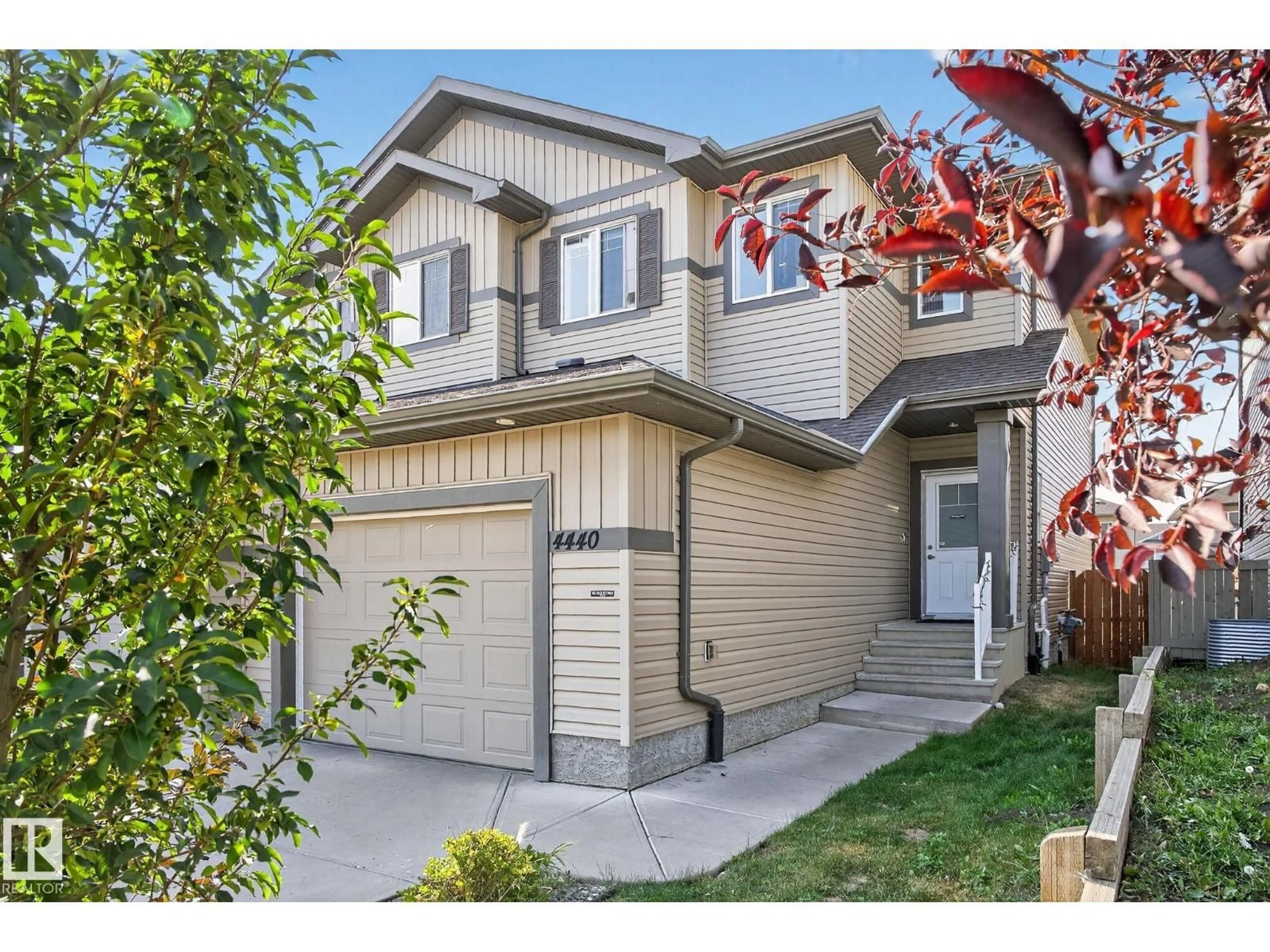 Home with vinyl exterior material, street for 4440 5 ST, Edmonton Alberta T6T0Z9
