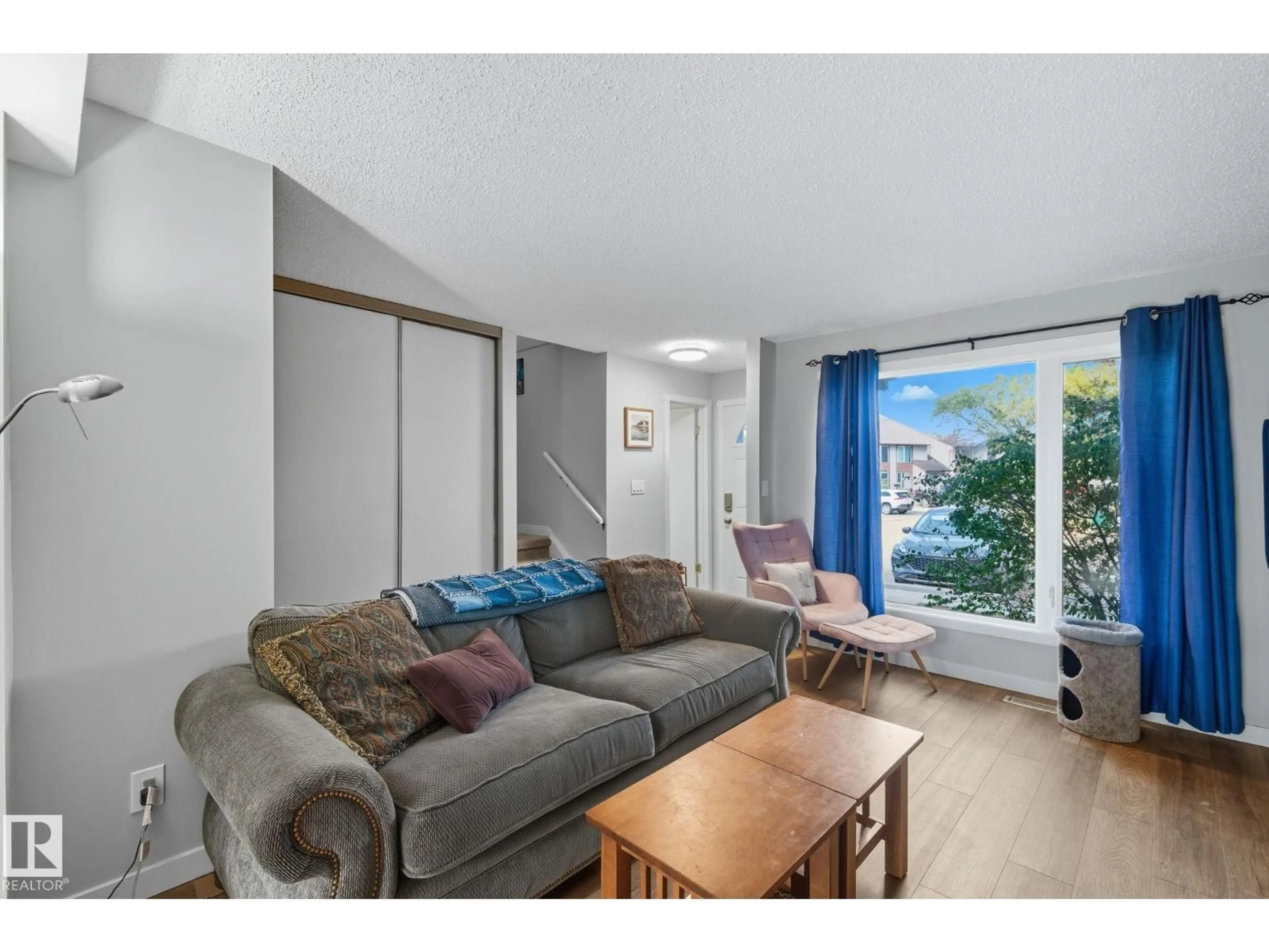 Living room with furniture, unknown for 12047 162 AV, Edmonton Alberta T5X3R1