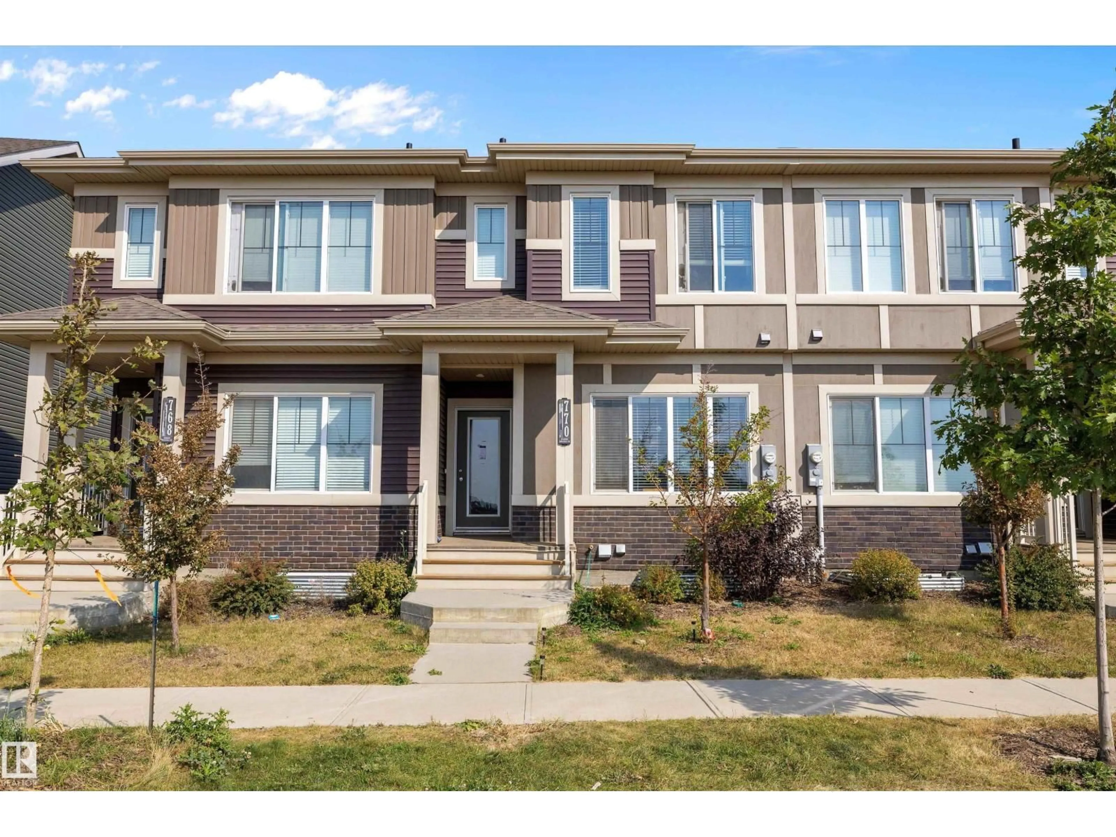 Home with brick exterior material, street for 770 ORCHARDS BV, Edmonton Alberta T6X2Y7